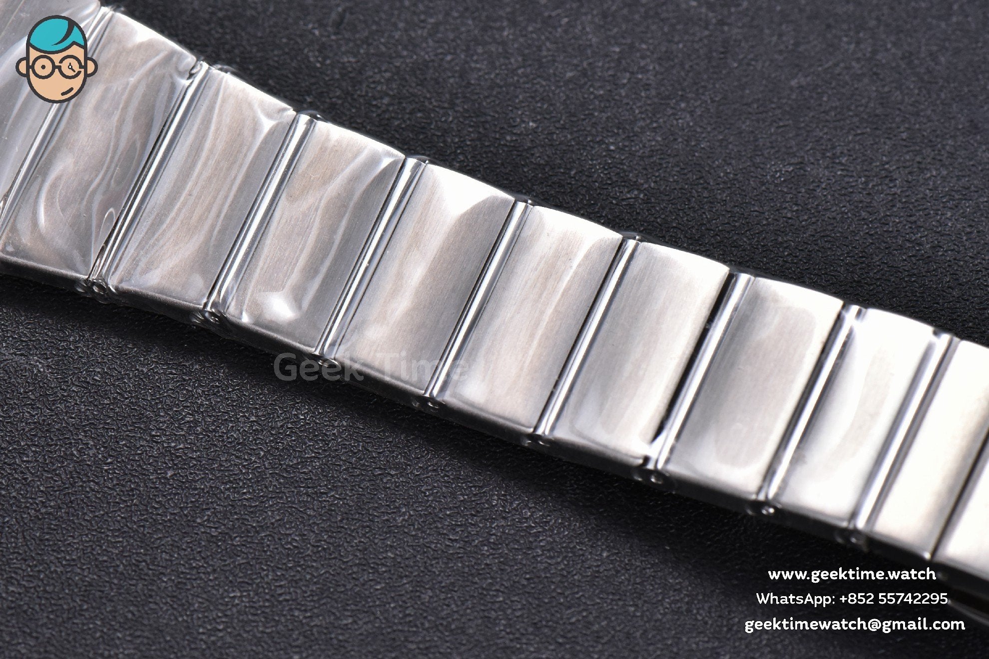 Constellation 38mm SS VSF Silver Dial Stick Markers on SS Bracelet A8500 Super Clone - Image 24