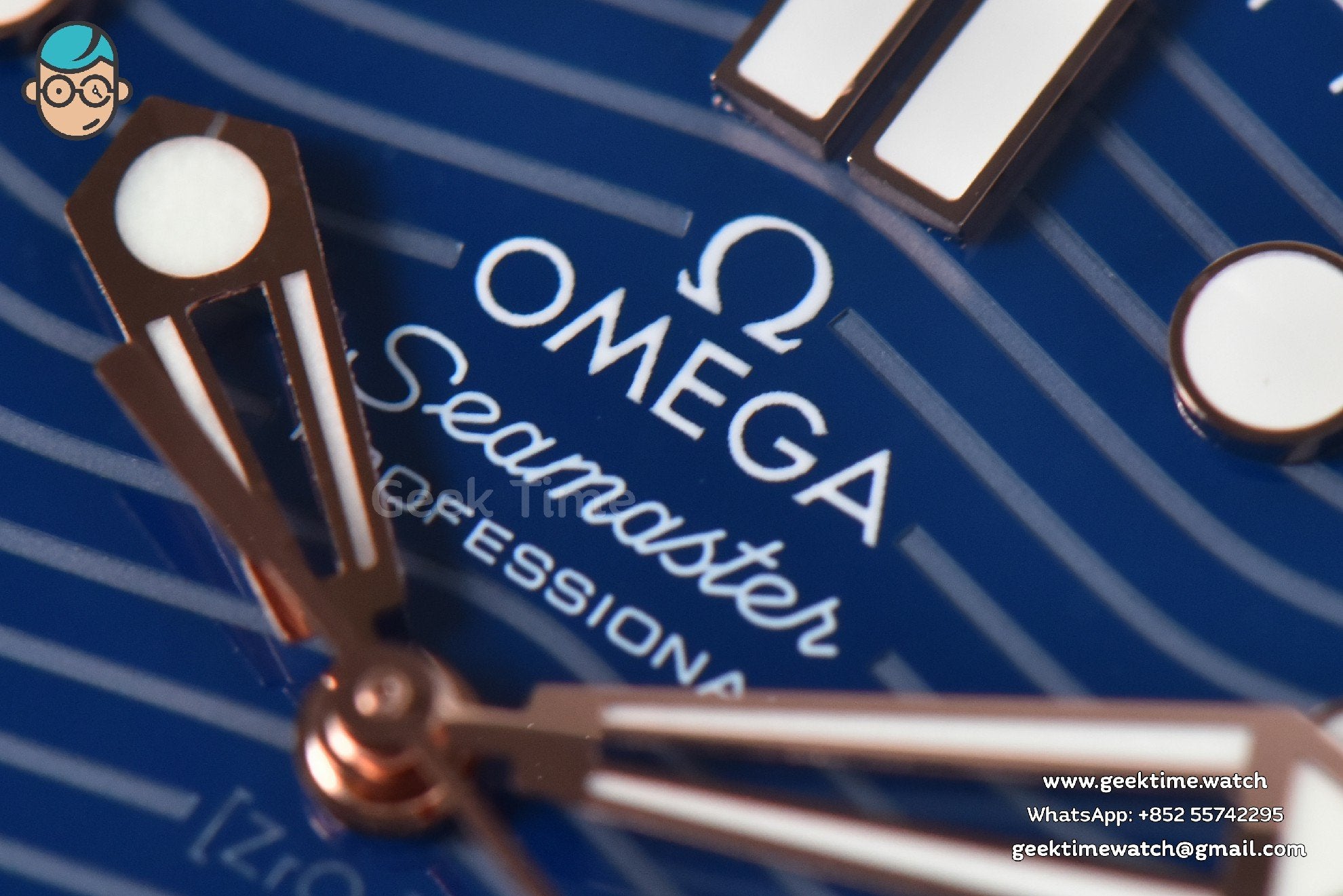 Seamaster Diver RG/SS 300M VSF 42mm quadrante blu bracciale RG/SS A8800 - Image 4