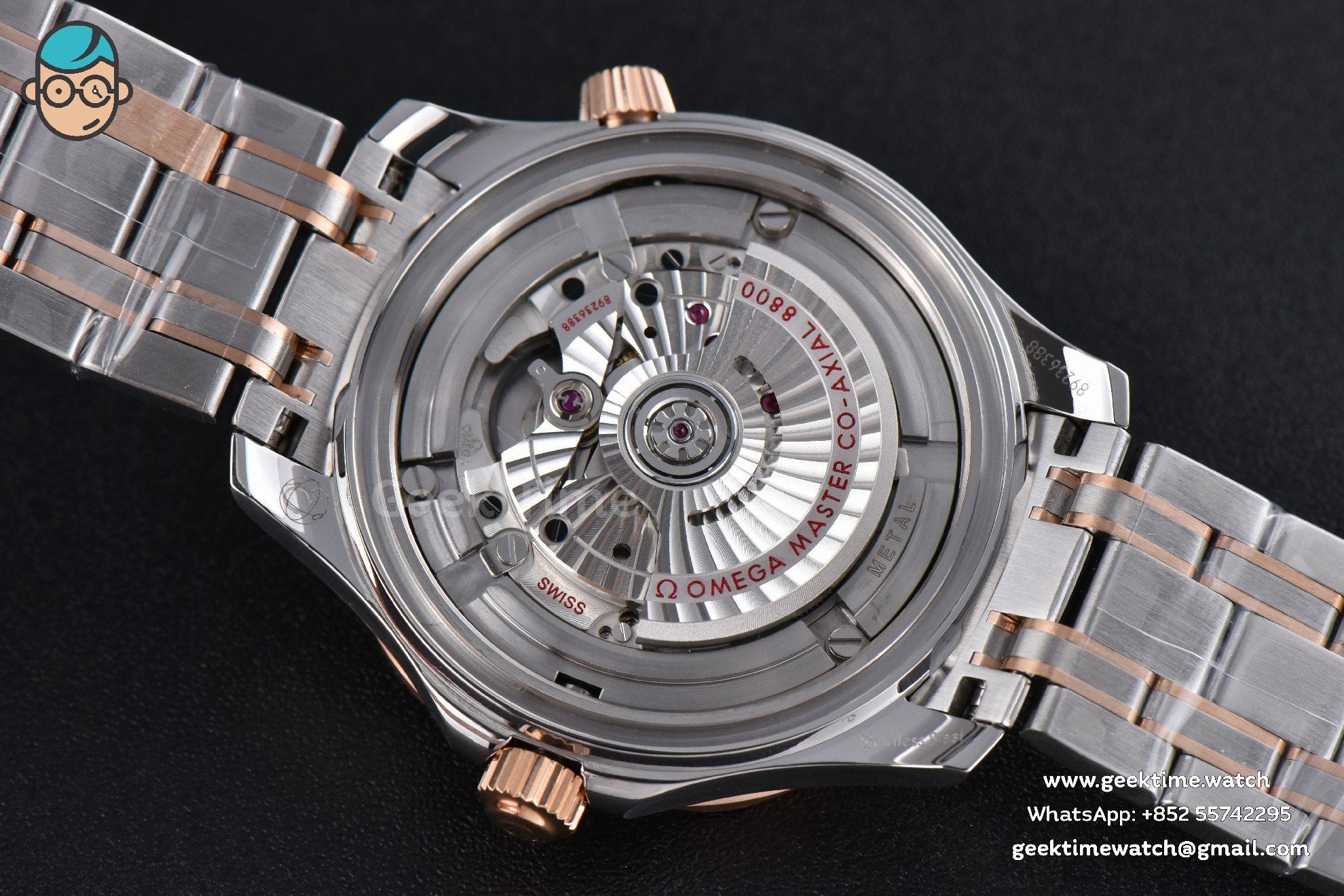 Seamaster Diver RG/SS 300M VSF 42mm quadrante blu bracciale RG/SS A8800 - Image 14