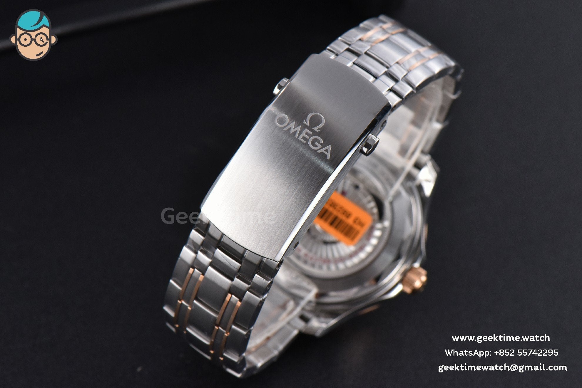 Seamaster Diver RG/SS 300M VSF 42mm quadrante blu bracciale RG/SS A8800 - Image 24