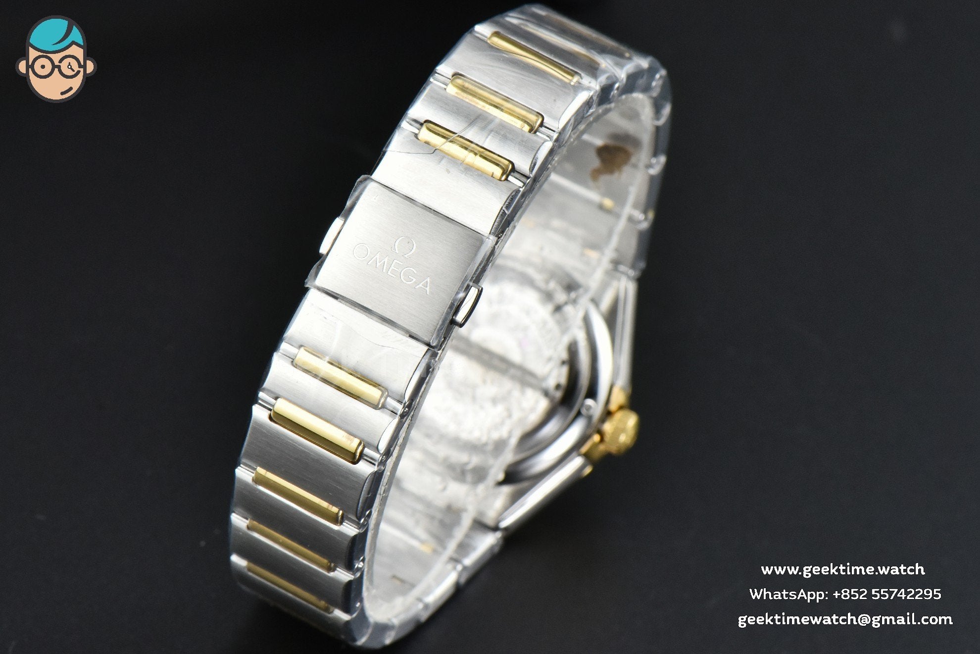 Constellation 29mm TWSF YG Perlmutt-Zifferblatt YG/SS-Armband A8700 - Image 21