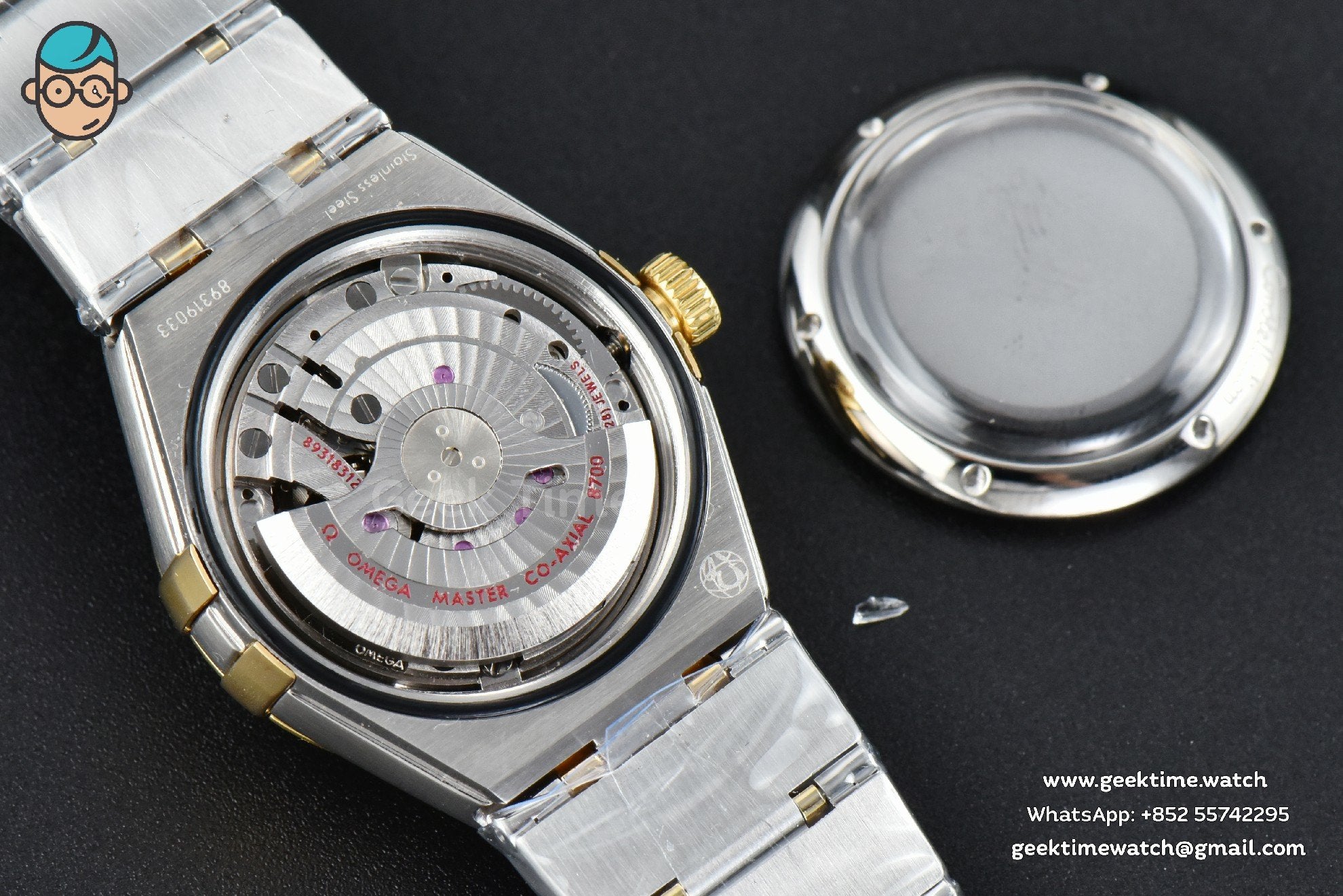 Constellation 29mm TWSF YG Perlmutt-Zifferblatt YG/SS-Armband A8700 - Image 24