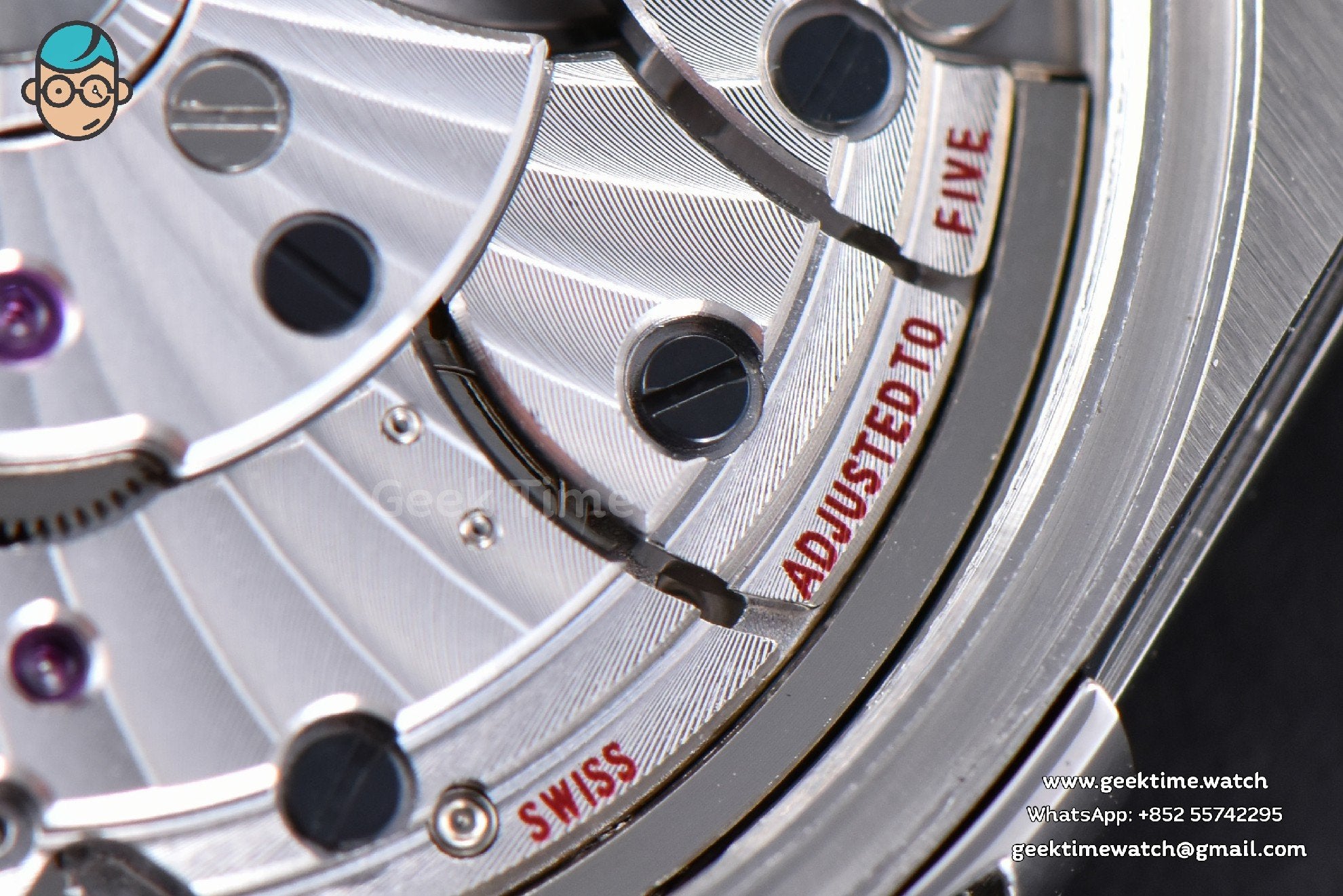 Constellation 38mm SS/RG VSF quadrante grigio texturizzato su bracciale SS A8500 Super Clone - Image 17