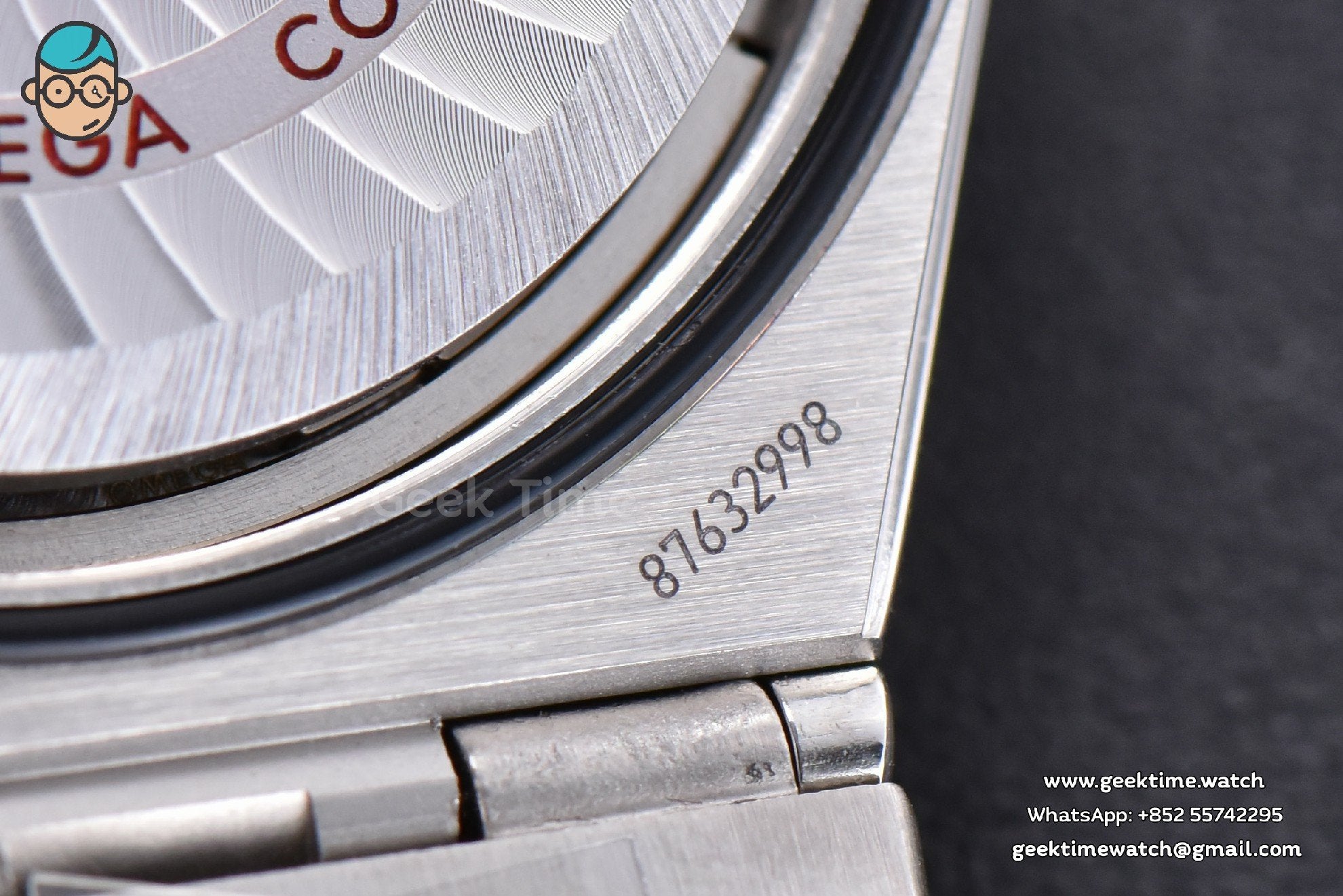 Constellation 38mm SS/RG VSF quadrante grigio texturizzato su bracciale SS A8500 Super Clone - Image 22