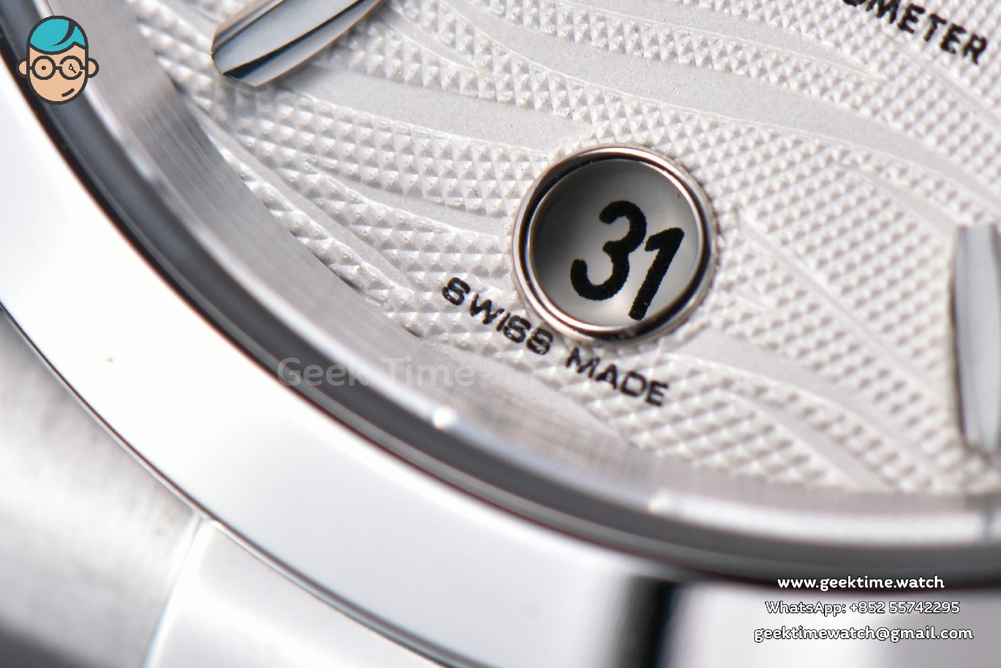 Aqua Terra 150M Ladies VSF 34mm weißes Zifferblatt mit Wellenmuster silberfarbene Indizes SS-Armband A8800 - Image 6