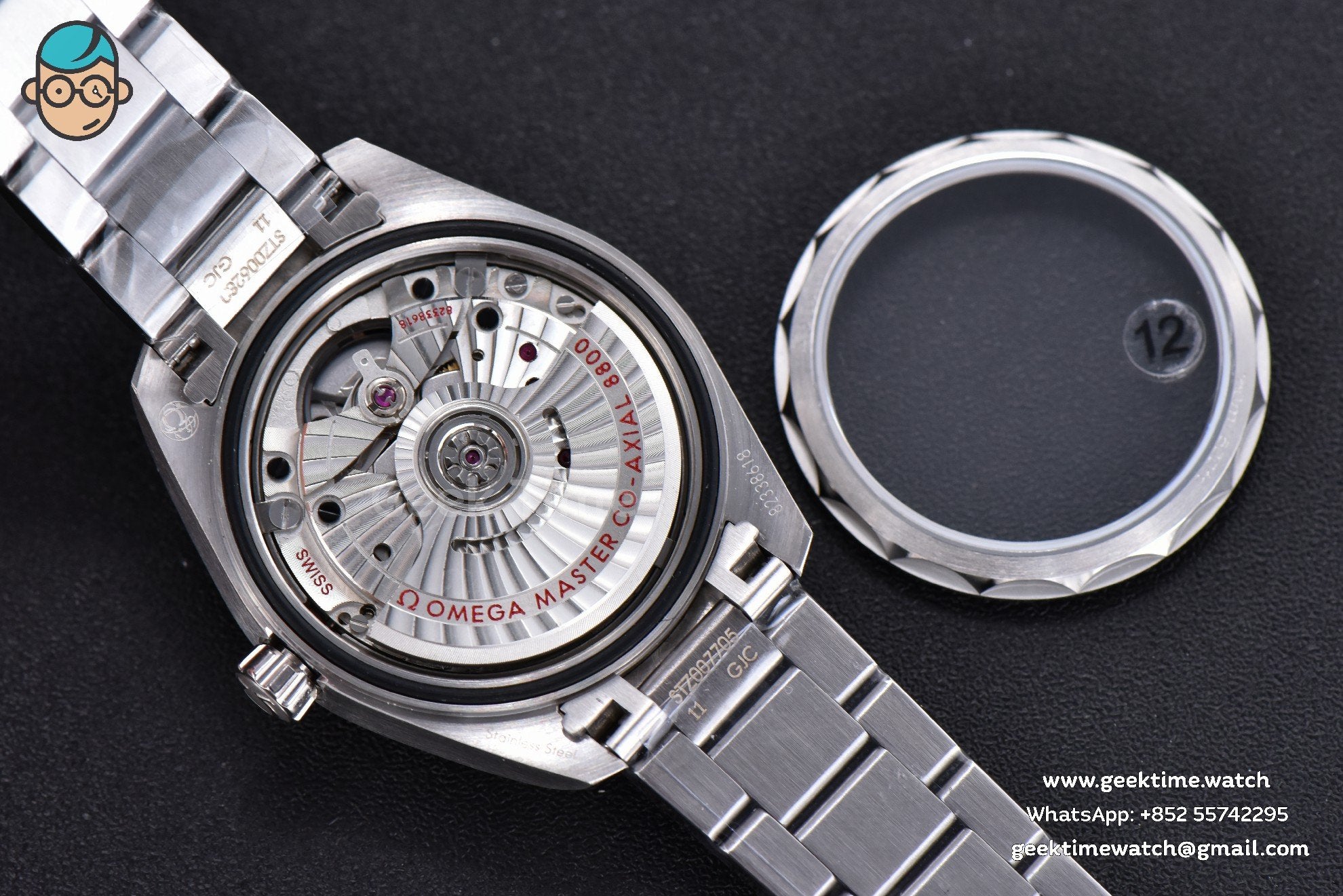 Aqua Terra 150M Ladies VSF 34mm weißes Zifferblatt mit Wellenmuster silberfarbene Indizes SS-Armband A8800 - Image 13