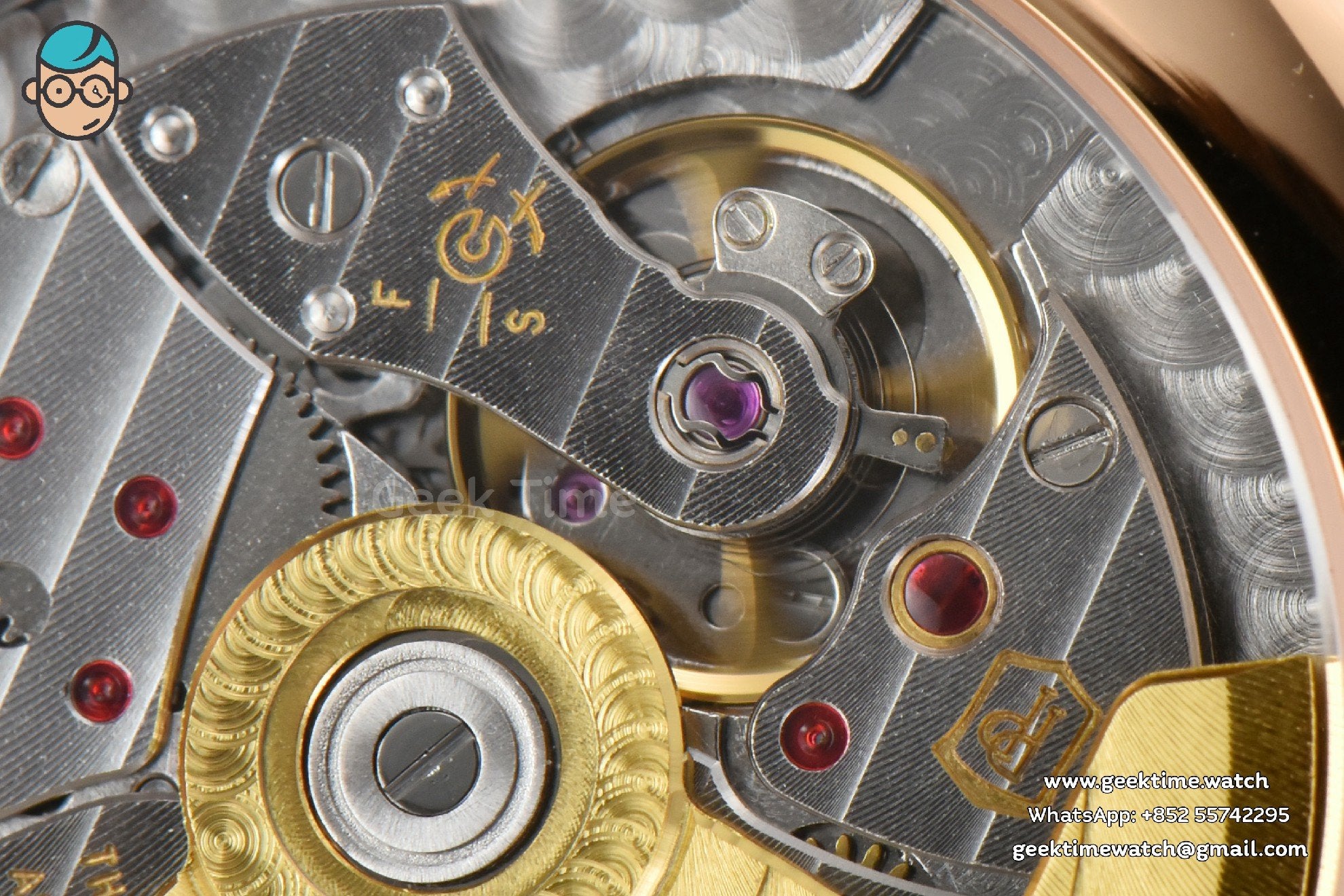 Annual Calendar 5396 Moonphase 38.5mm ZF RG quadrante bianco digitale cinturino in pelle marrone MY9015 - Image 14