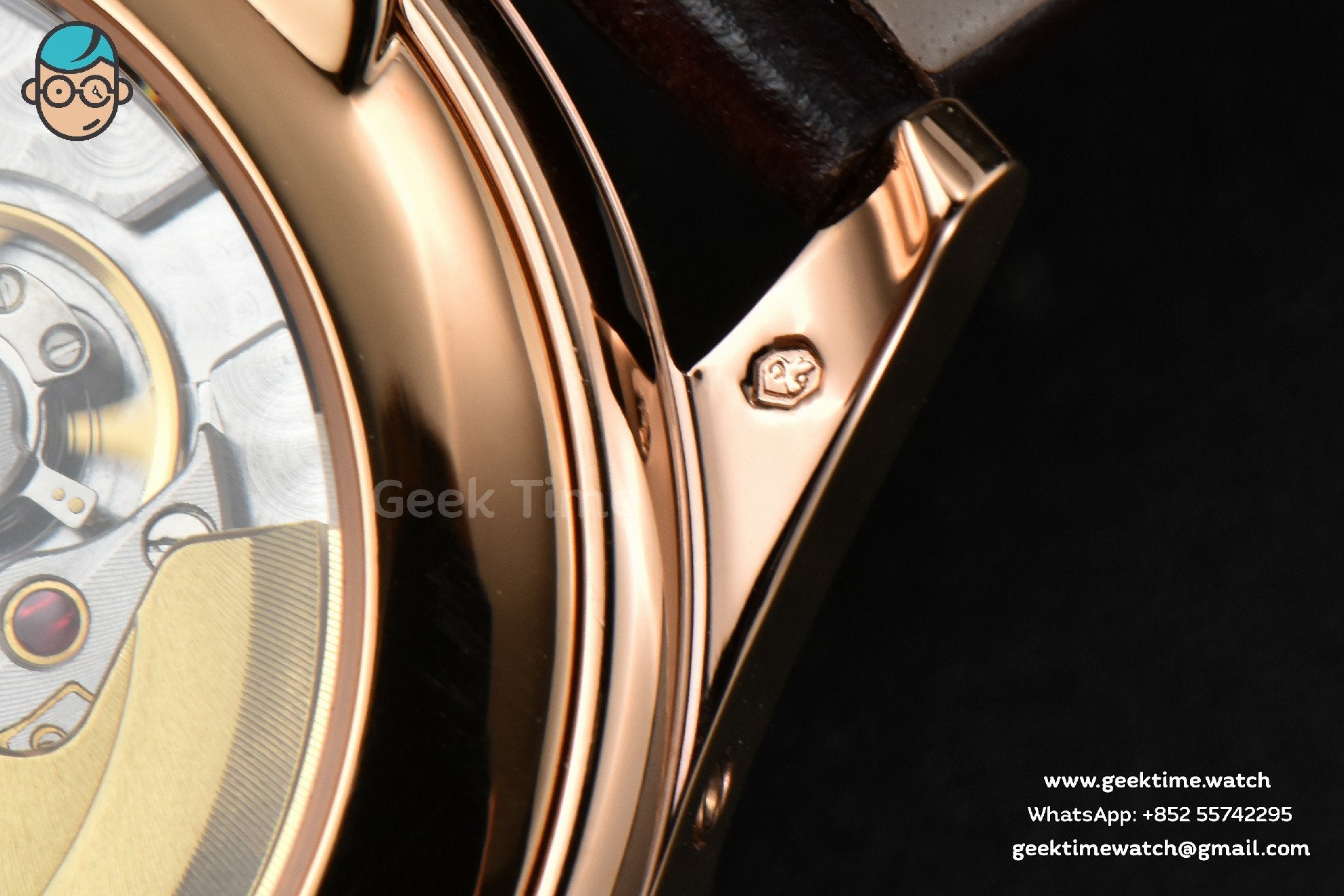 Annual Calendar 5396 Moonphase 38.5mm ZF RG quadrante bianco digitale cinturino in pelle marrone MY9015 - Image 21