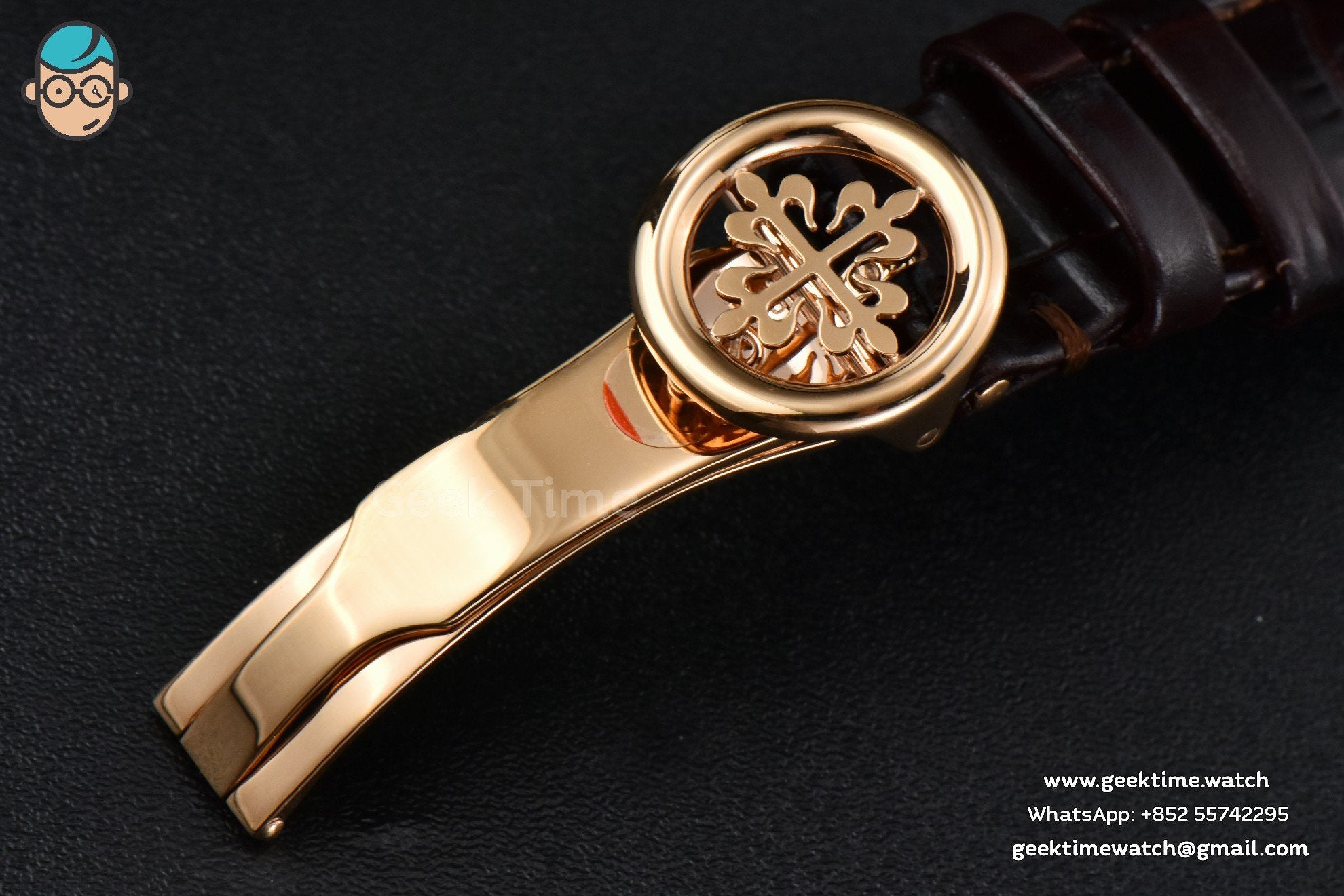 Annual Calendar 5396 Moonphase 38.5mm ZF RG quadrante bianco digitale cinturino in pelle marrone MY9015 - Image 25