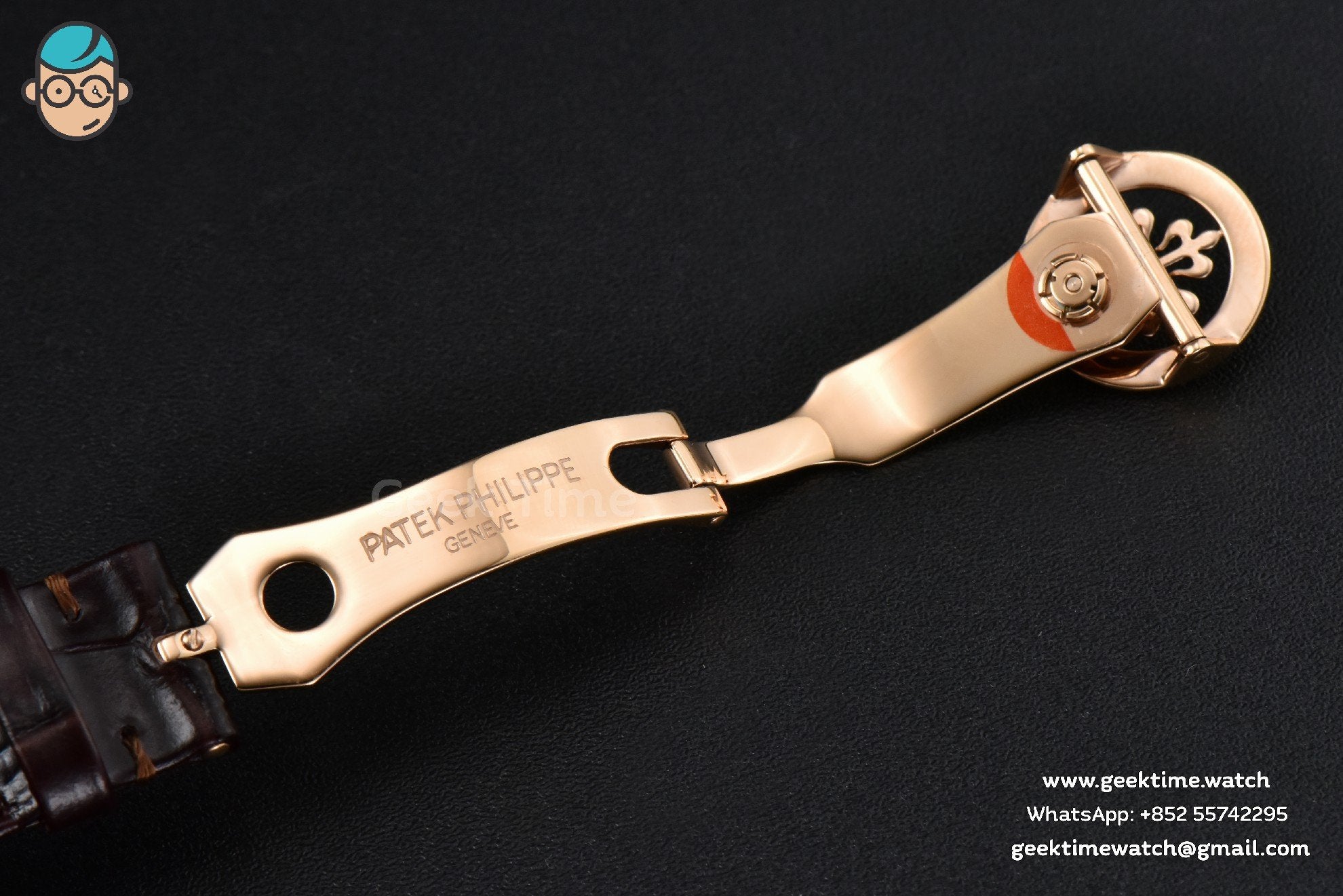 Annual Calendar 5396 Moonphase 38.5mm ZF RG quadrante bianco digitale cinturino in pelle marrone MY9015 - Image 29
