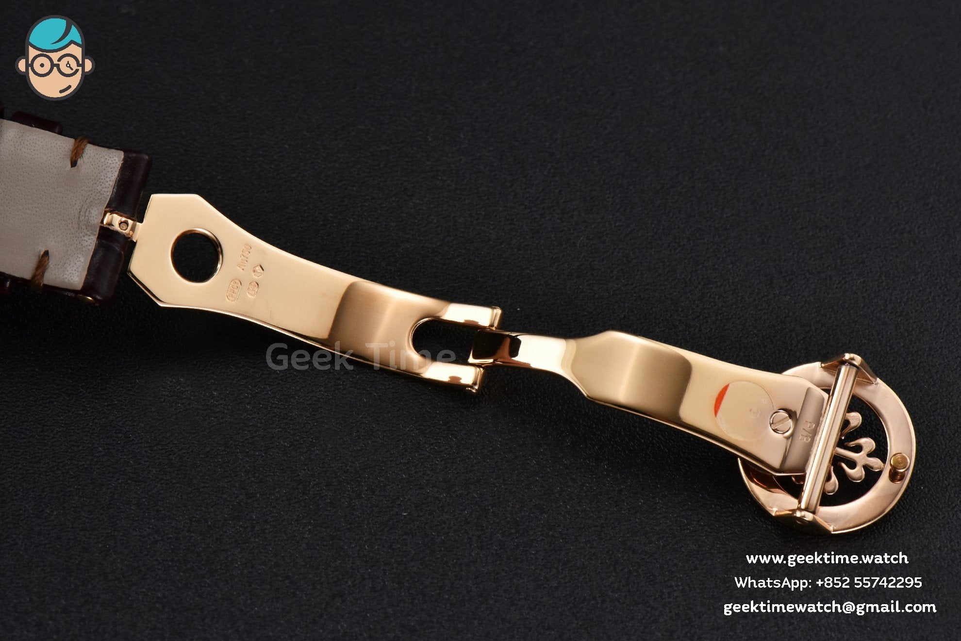Annual Calendar 5396 Moonphase 38.5mm ZF RG quadrante bianco digitale cinturino in pelle marrone MY9015 - Image 30