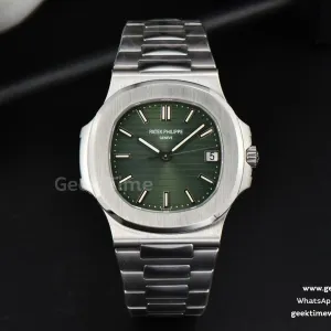 Nautilus 5711 PPF 40mm cadran vert bracelet SS A324SC