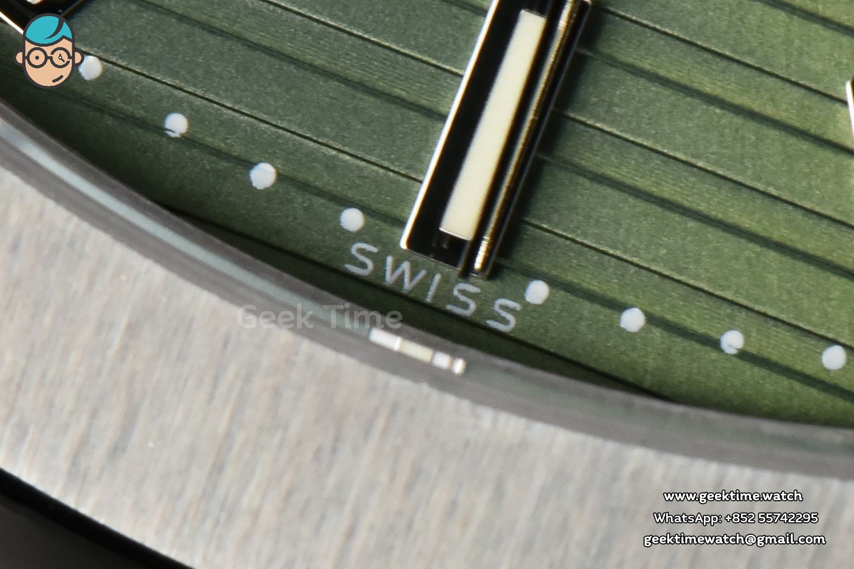 Nautilus 5711 PPF 40mm quadrante verde bracciale SS A324SC - Image 5