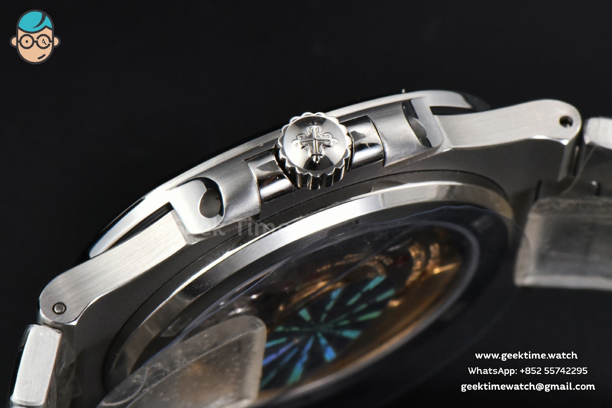 Nautilus 5711 PPF 40mm quadrante verde bracciale SS A324SC - Image 11