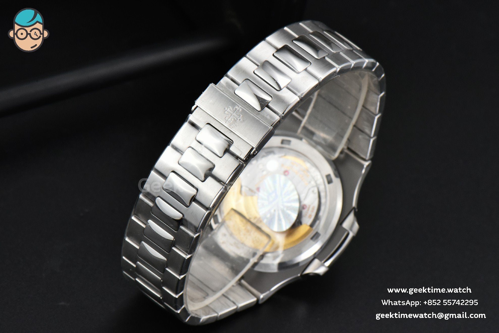 Nautilus 5711 PPF 40mm quadrante verde bracciale SS A324SC - Image 12