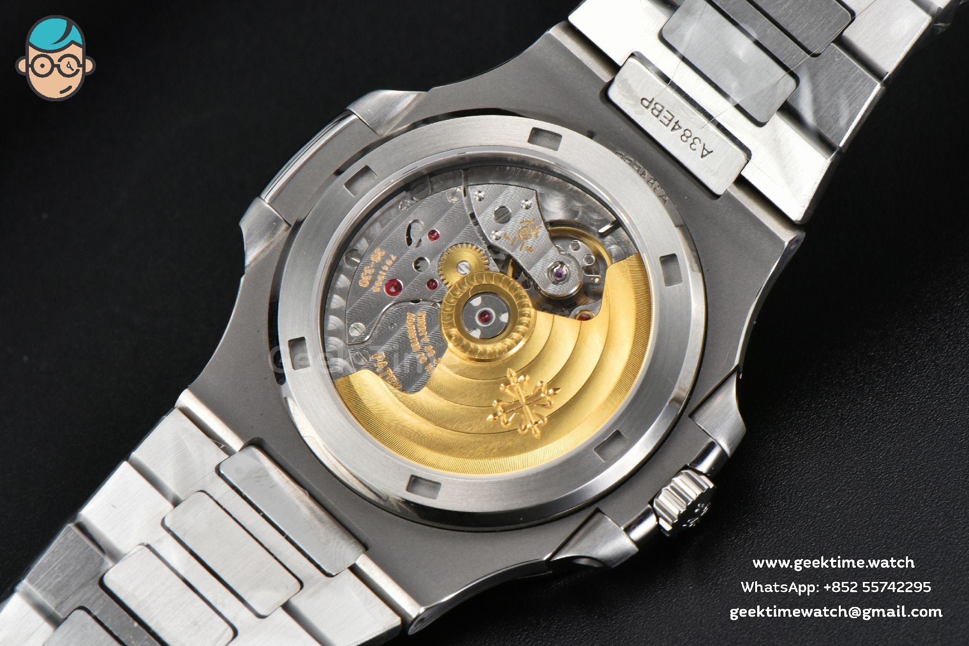 Nautilus 5711 PPF 40mm quadrante verde bracciale SS A324SC - Image 16