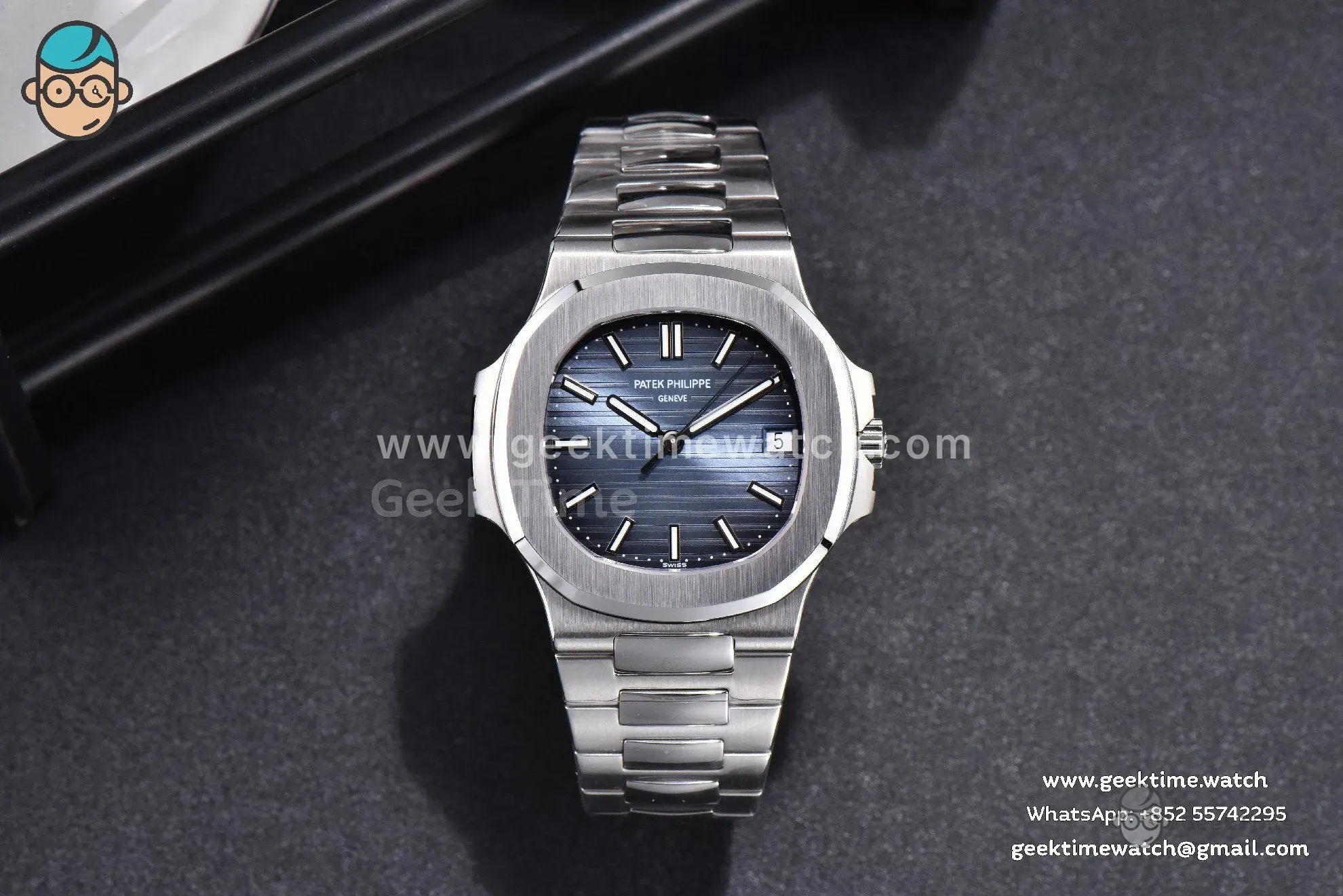Nautilus 5711 40mm 3KF Blue Dial SS Bracelet A324 V3