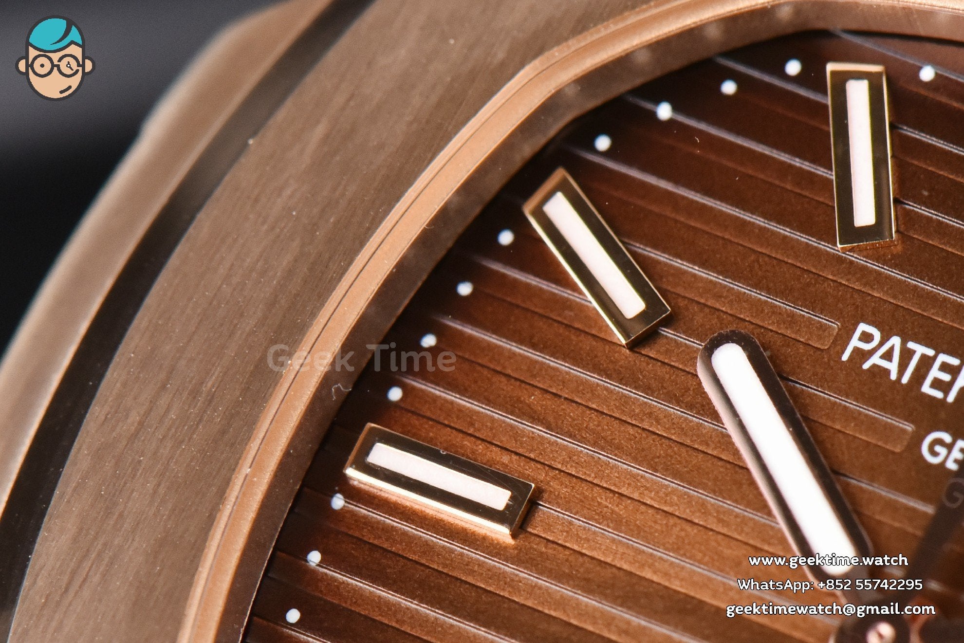 Nautilus 5711R 40mm 3KF Brown Dial RG Bracelet A324 V3 - Image 5