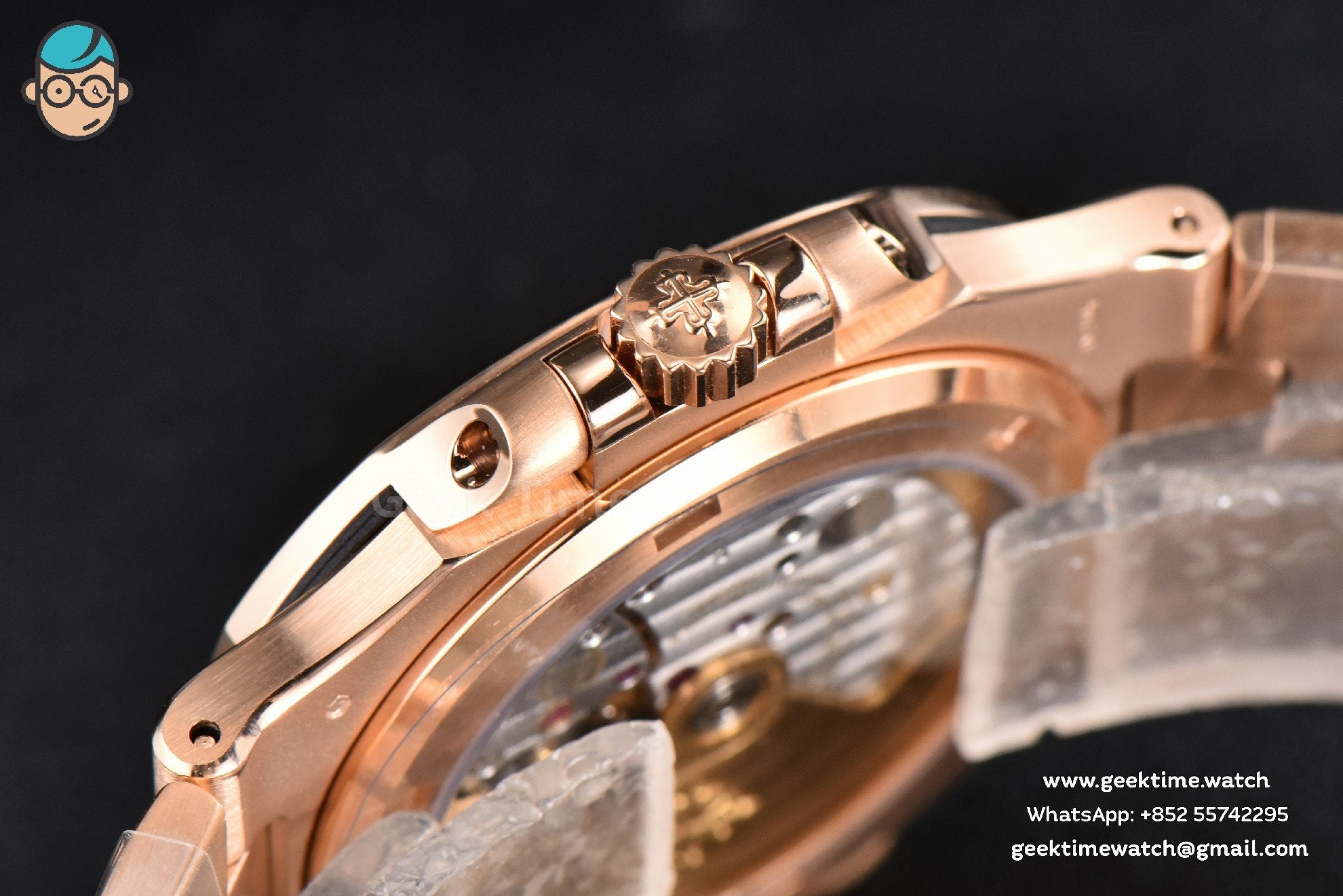 Nautilus 5711R 40mm 3KF Brown Dial RG Bracelet A324 V3 - Image 9