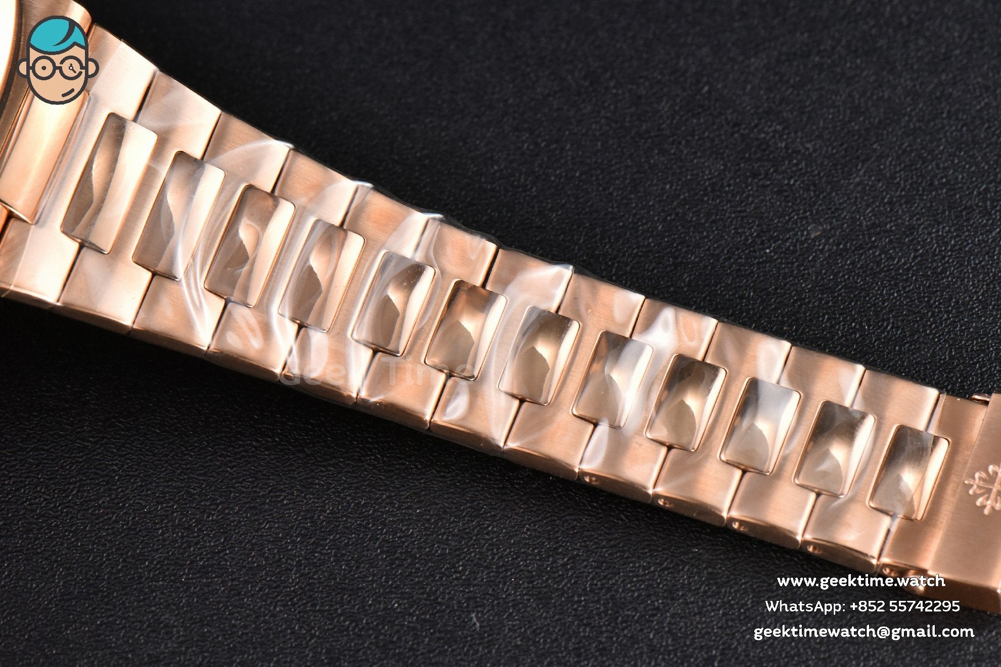 Nautilus 5711R 40mm 3KF Brown Dial RG Bracelet A324 V3 - Image 15