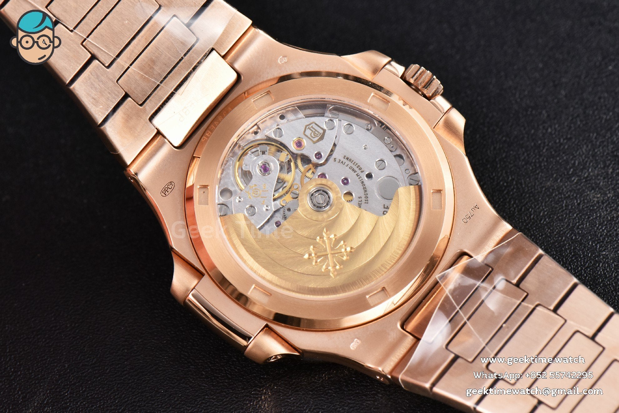 Nautilus 5711R 40mm 3KF Brown Dial RG Bracelet A324 V3 - Image 16