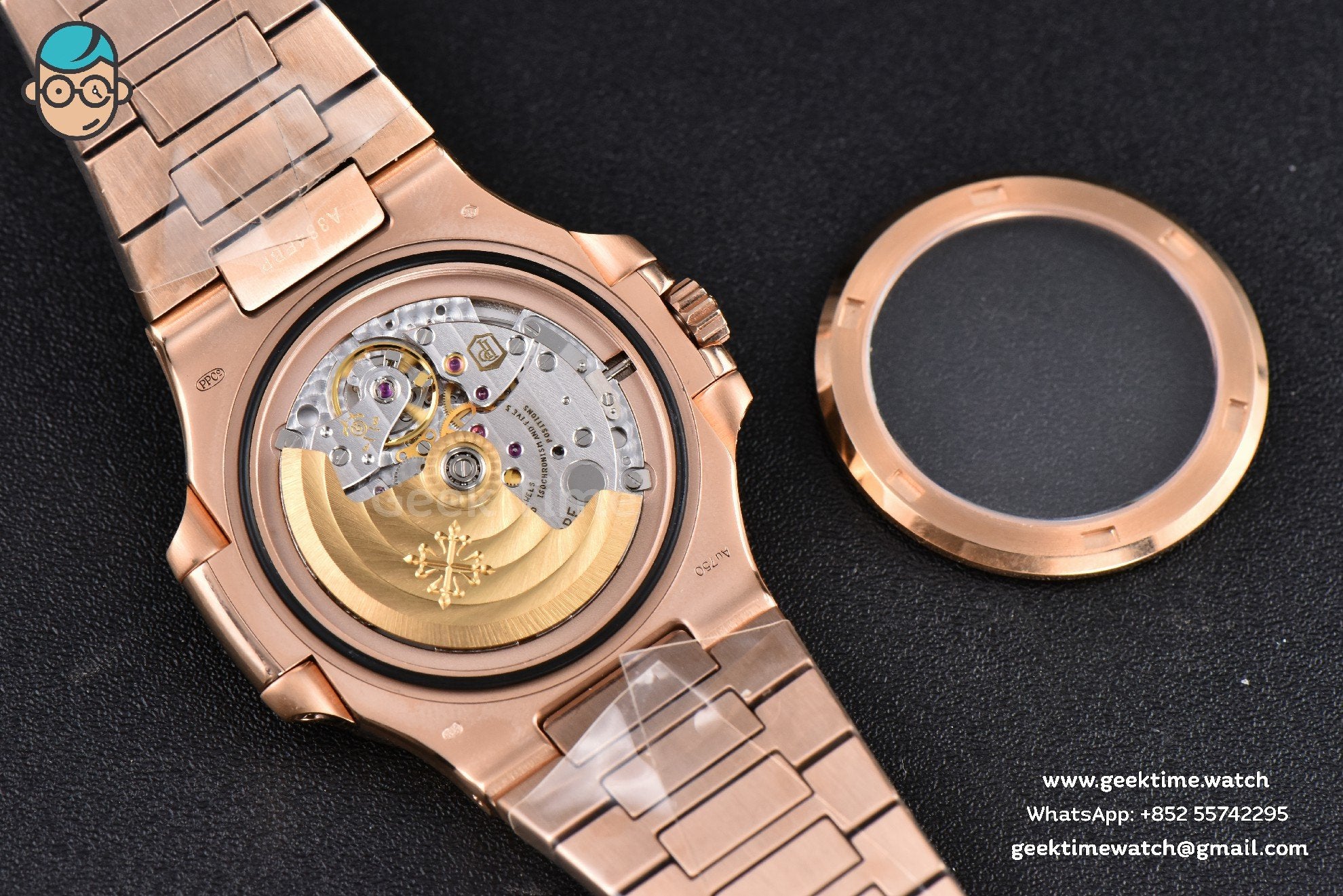 Nautilus 5711R 40mm 3KF Brown Dial RG Bracelet A324 V3 - Image 22