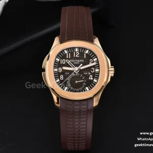 Aquanaut 5164R RG 41mm ZF quadrante marrone cinturino in caucciù marrone A324