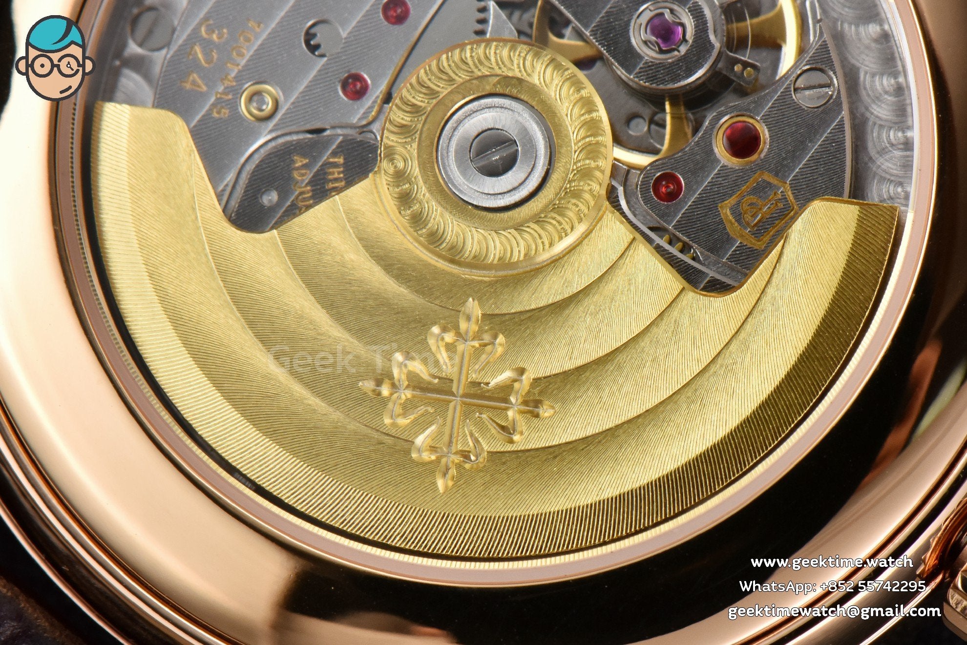 Annual Calendar 5396 Moonphase 38.5mm ZF RG blaues Zifferblatt mit Stabindizes blaues Lederarmband MY9015 - Image 15