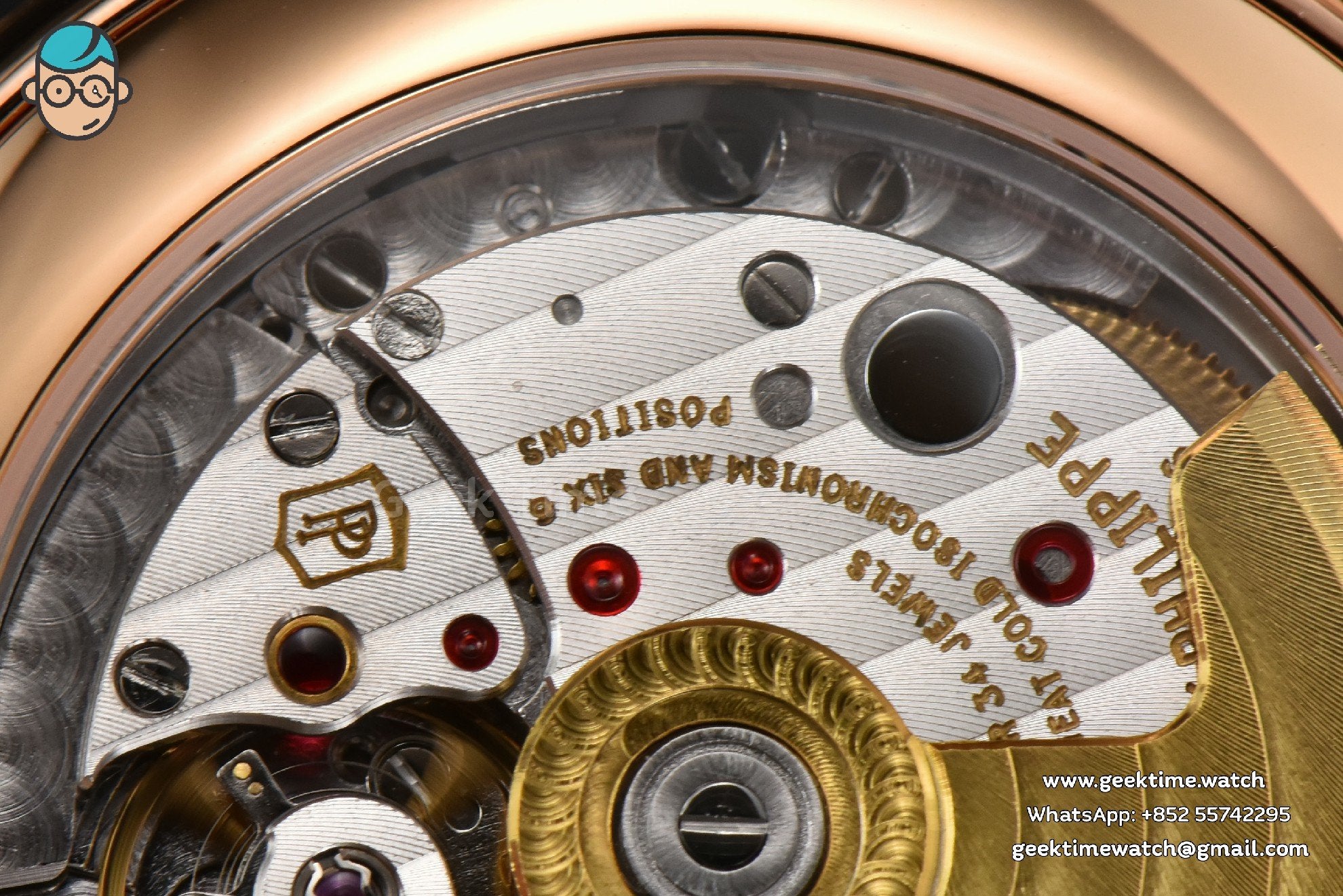 Annual Calendar 5396 Moonphase 38.5mm ZF RG blaues Zifferblatt mit Stabindizes blaues Lederarmband MY9015 - Image 17