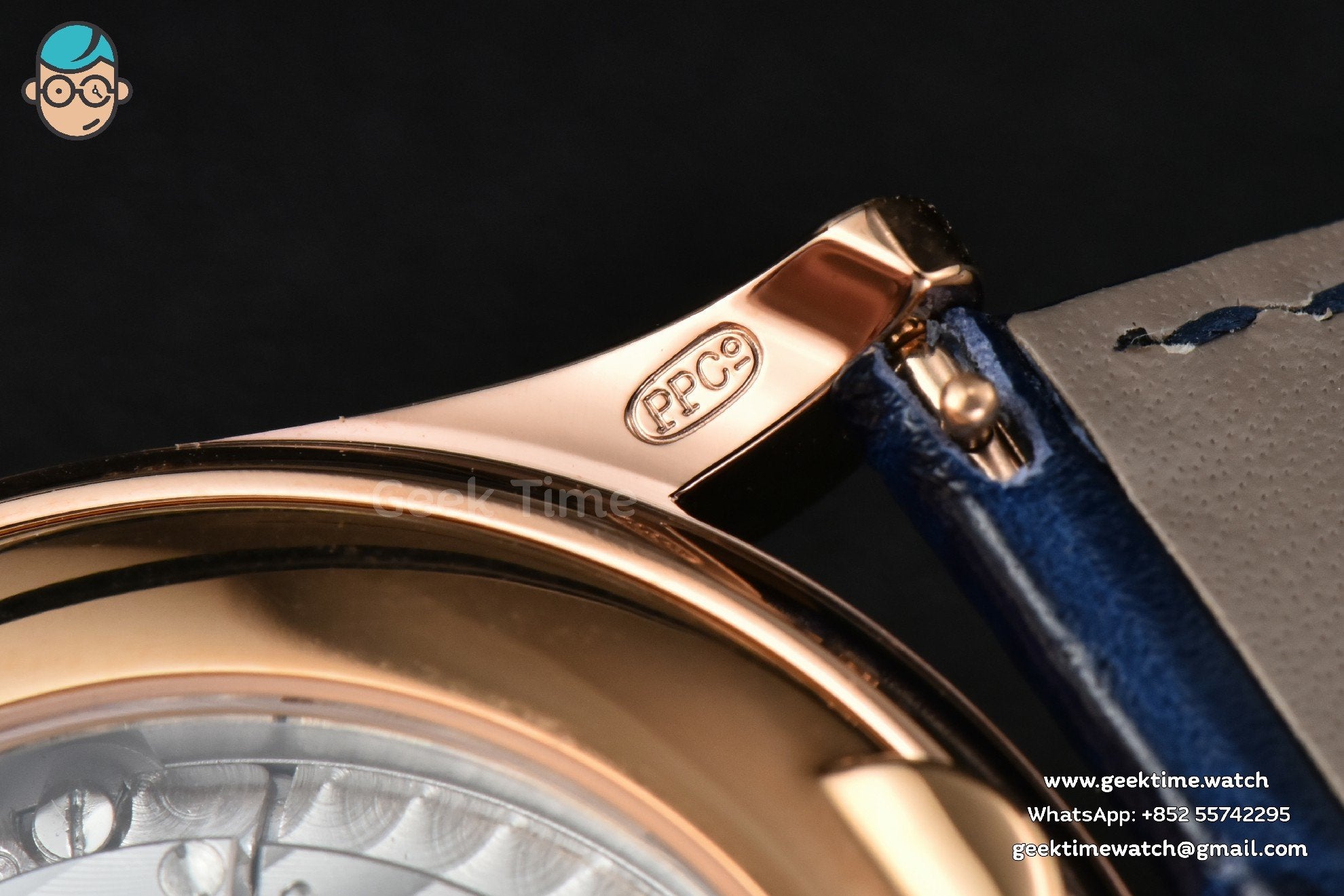 Annual Calendar 5396 Moonphase 38.5mm ZF RG blaues Zifferblatt mit Stabindizes blaues Lederarmband MY9015 - Image 18