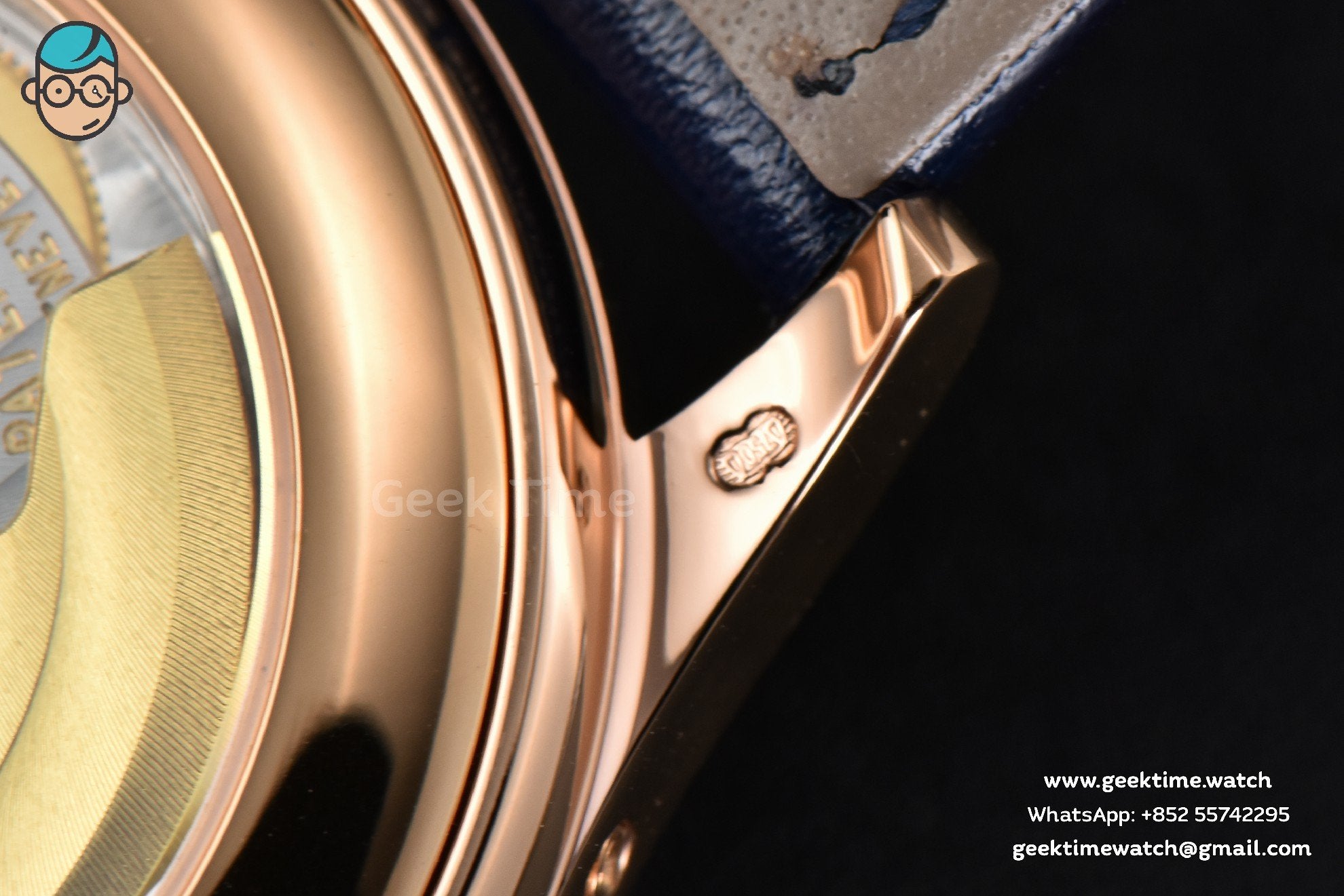 Annual Calendar 5396 Moonphase 38.5mm ZF RG blaues Zifferblatt mit Stabindizes blaues Lederarmband MY9015 - Image 21