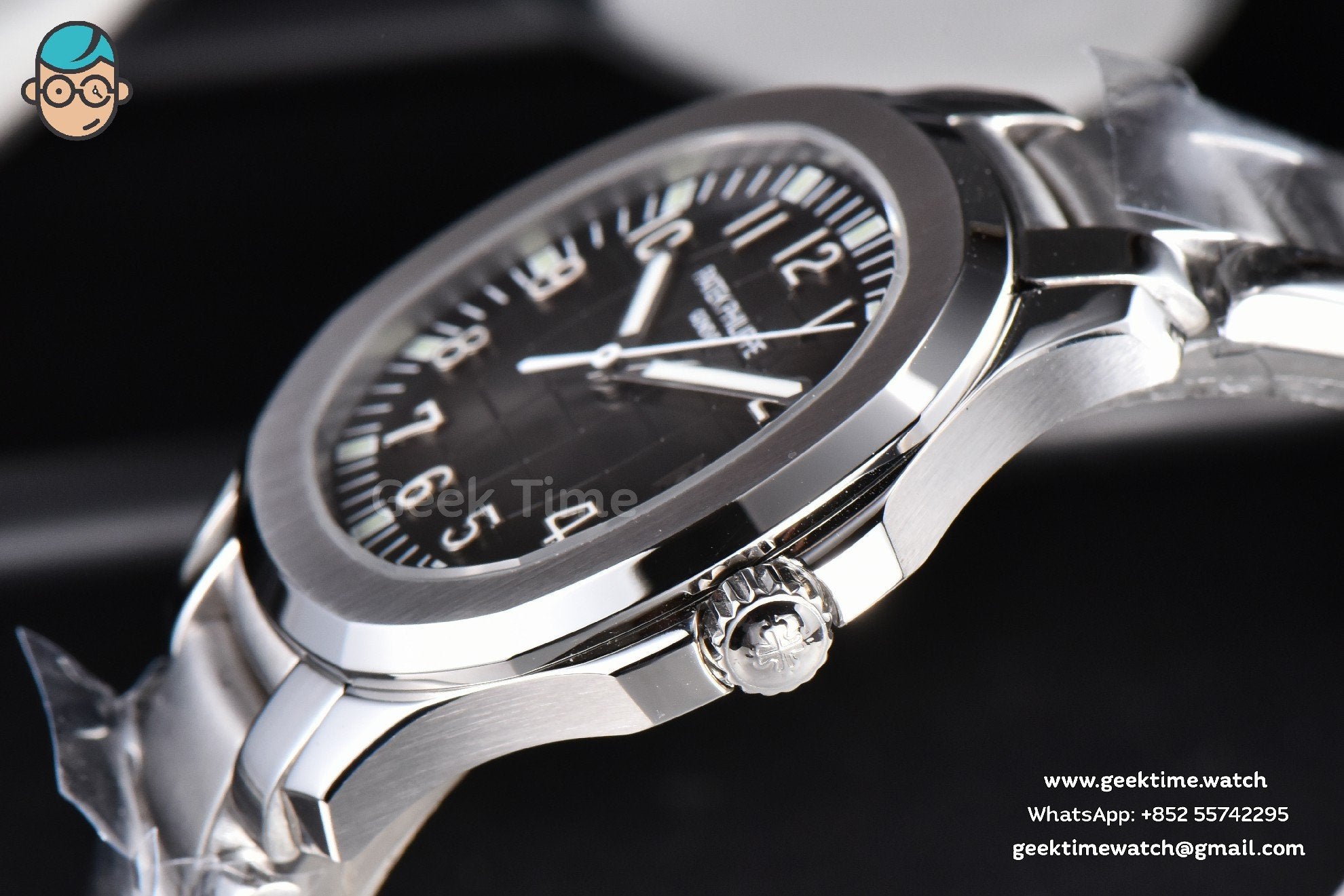 Aquanaut 5167 40mm 3KF quadrante nero bracciale SS A330 V3 - Image 7