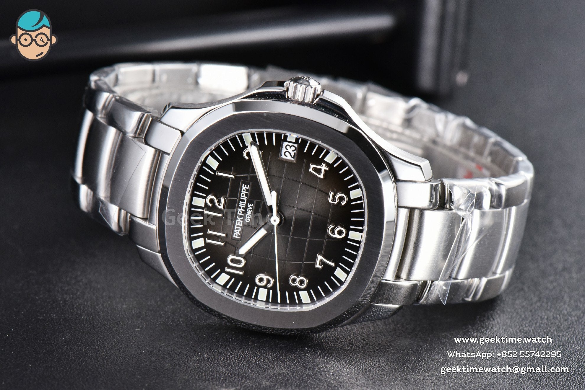 Aquanaut 5167 40mm 3KF quadrante nero bracciale SS A330 V3 - Image 9