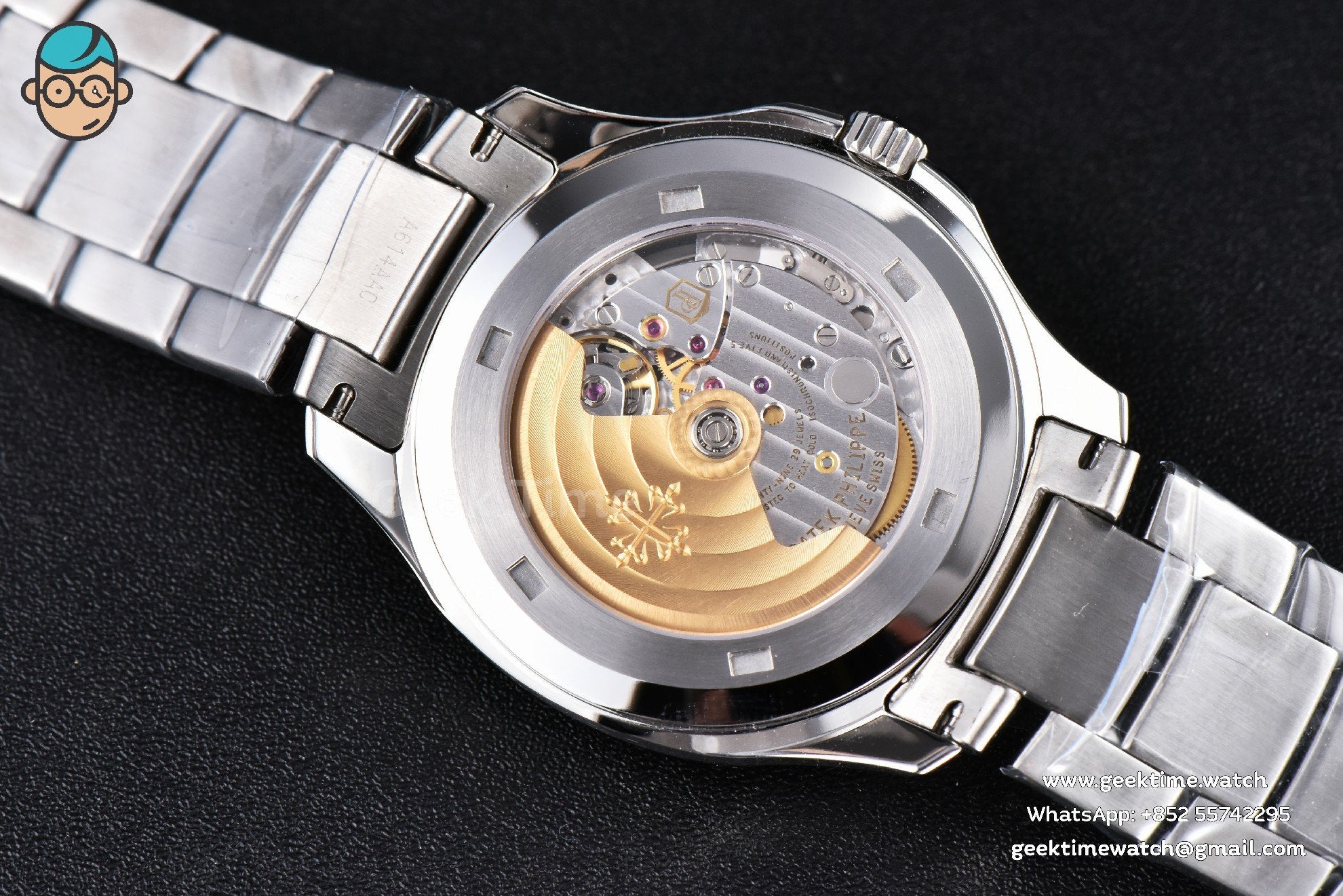 Aquanaut 5167 40mm 3KF quadrante nero bracciale SS A330 V3 - Image 15