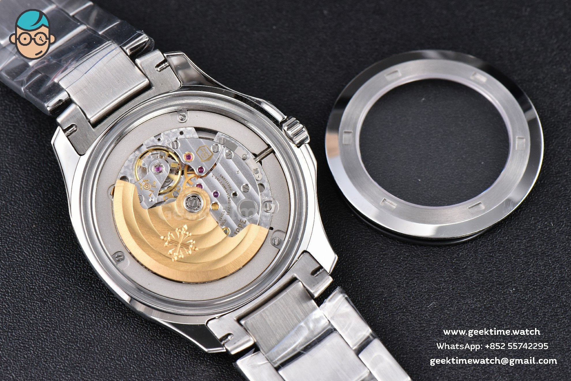 Aquanaut 5167 40mm 3KF quadrante nero bracciale SS A330 V3 - Image 17