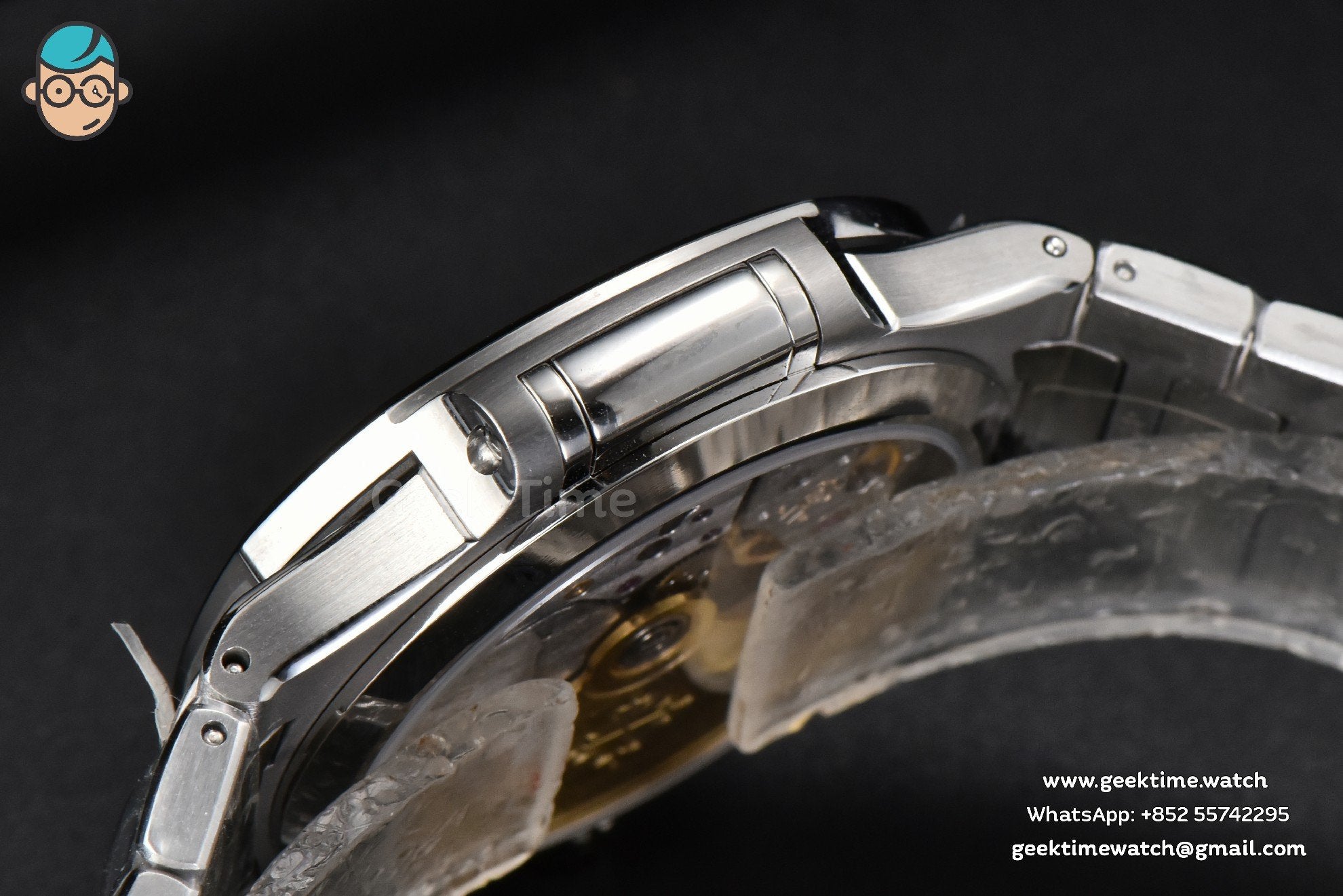 Nautilus 7118 Ladies 3KF 35mm White Dial SS Bracelet A324 - Image 12