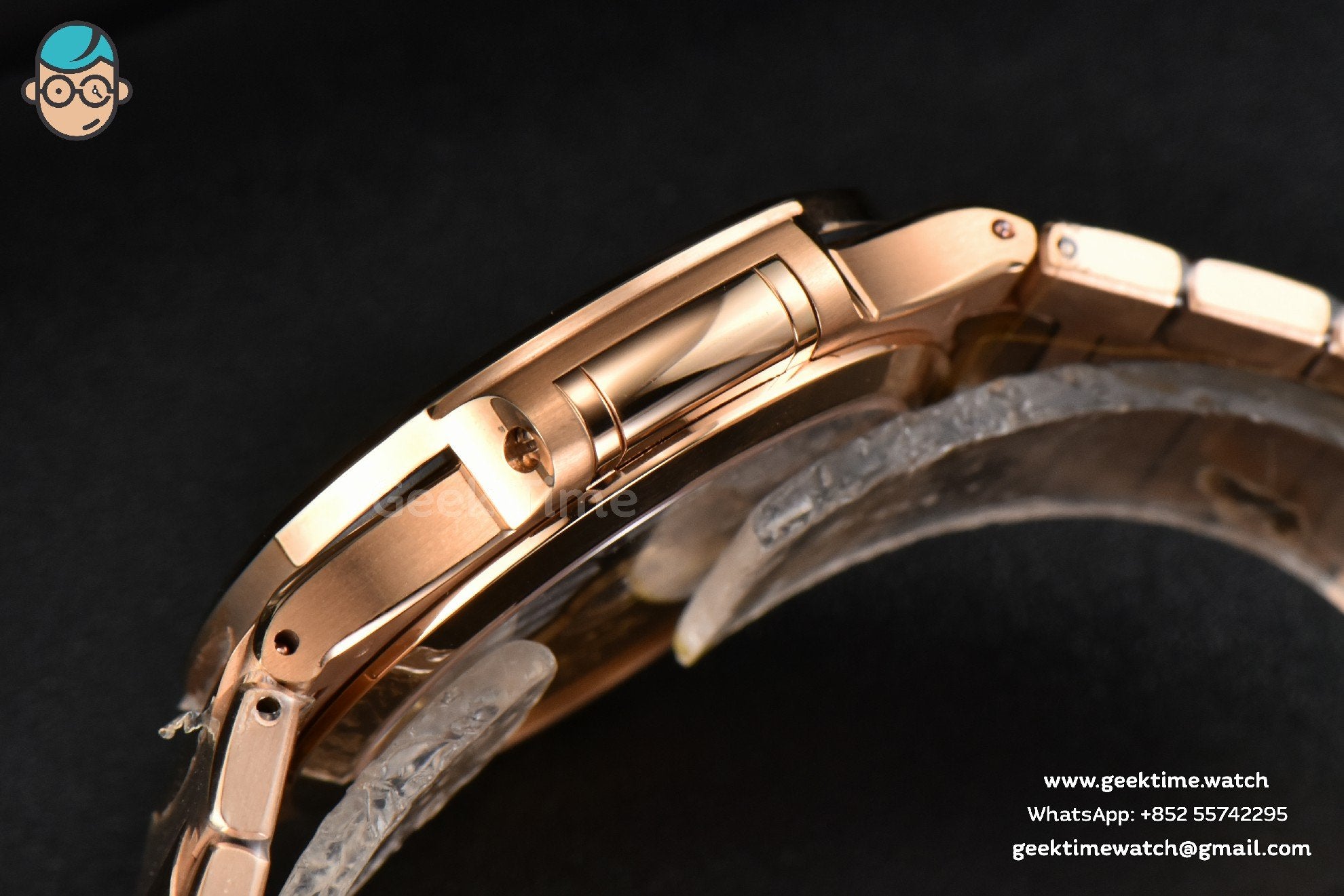 Nautilus 7118 Ladies 3KF 35mm RG White Dial RG Bracelet 324CS - Image 12