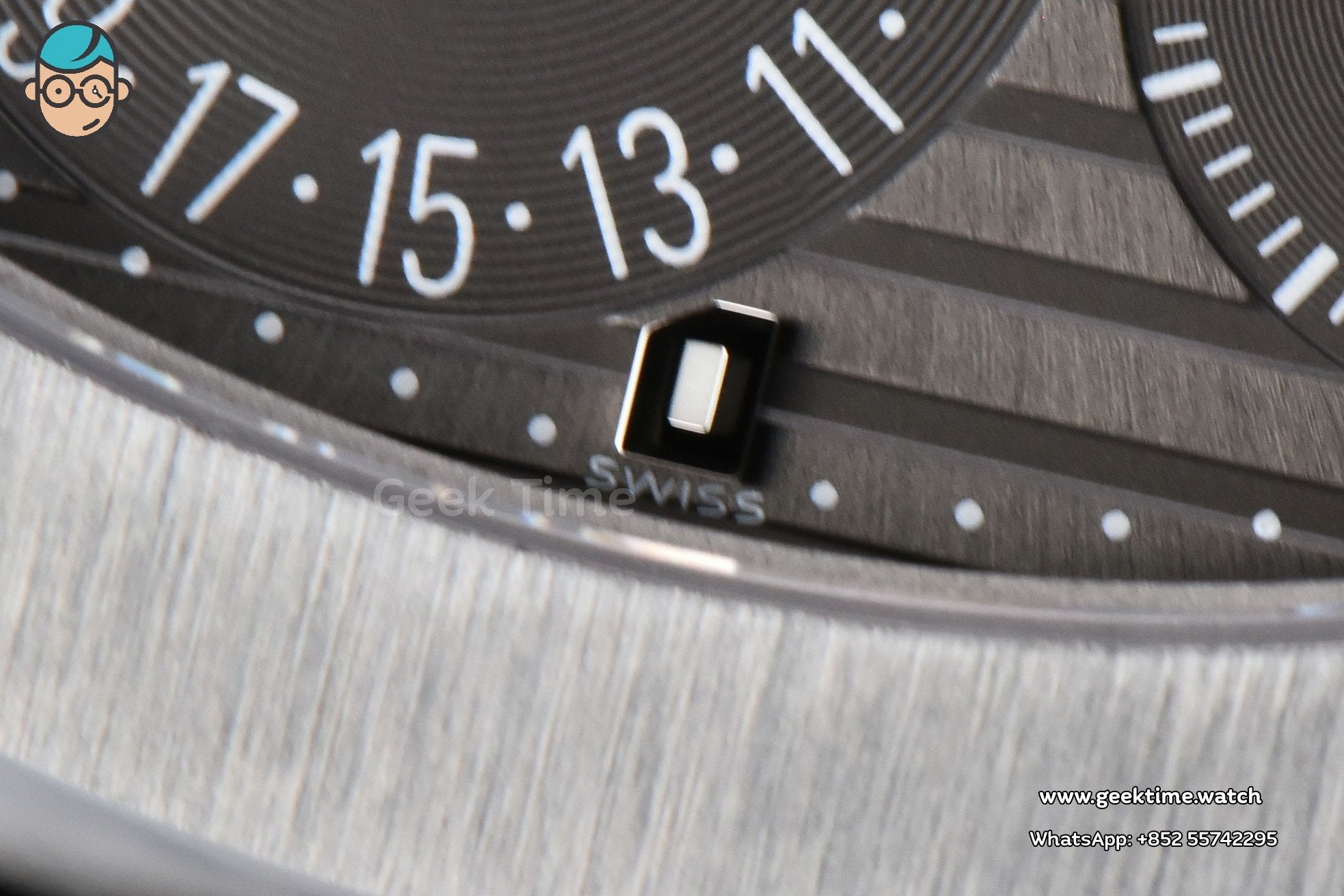 Nautilus 5712 41mm PPF SS Gray Dial Black Leather Strap A240 Super Clone V2 - Image 8