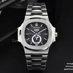 Nautilus 5726 PPF Full Function graues Zifferblatt SS-Armband A324