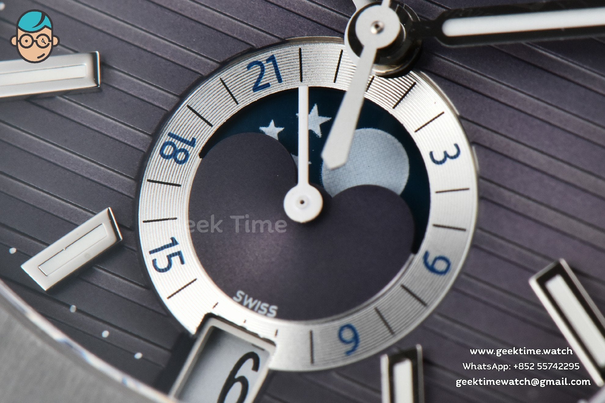 Nautilus 5726 PPF Full Function Gray Dial SS Bracelet A324 - Image 5