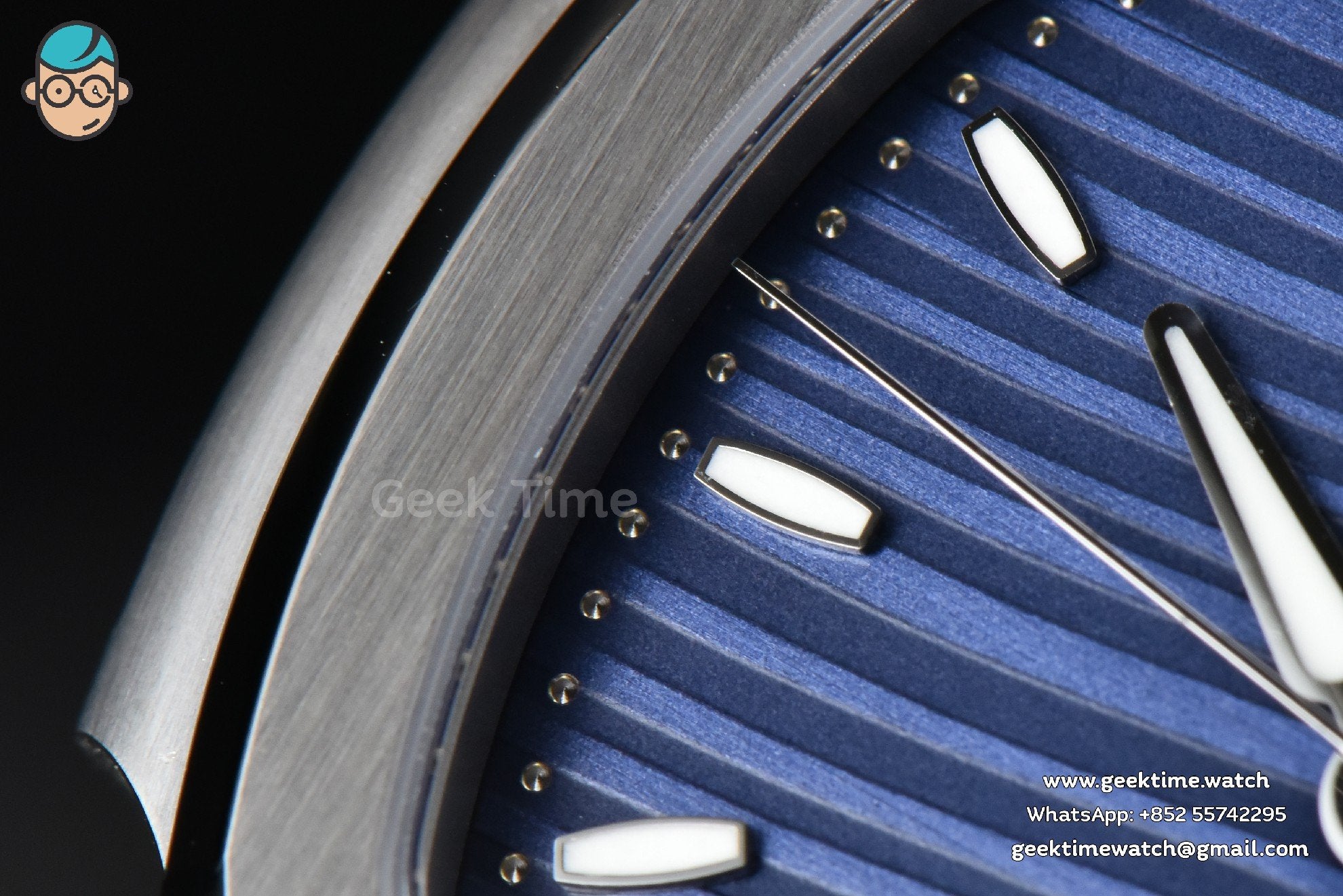 Nautilus 7118 Ladies 3KF 35mm Blue Dial SS Bracelet A324 - Image 5
