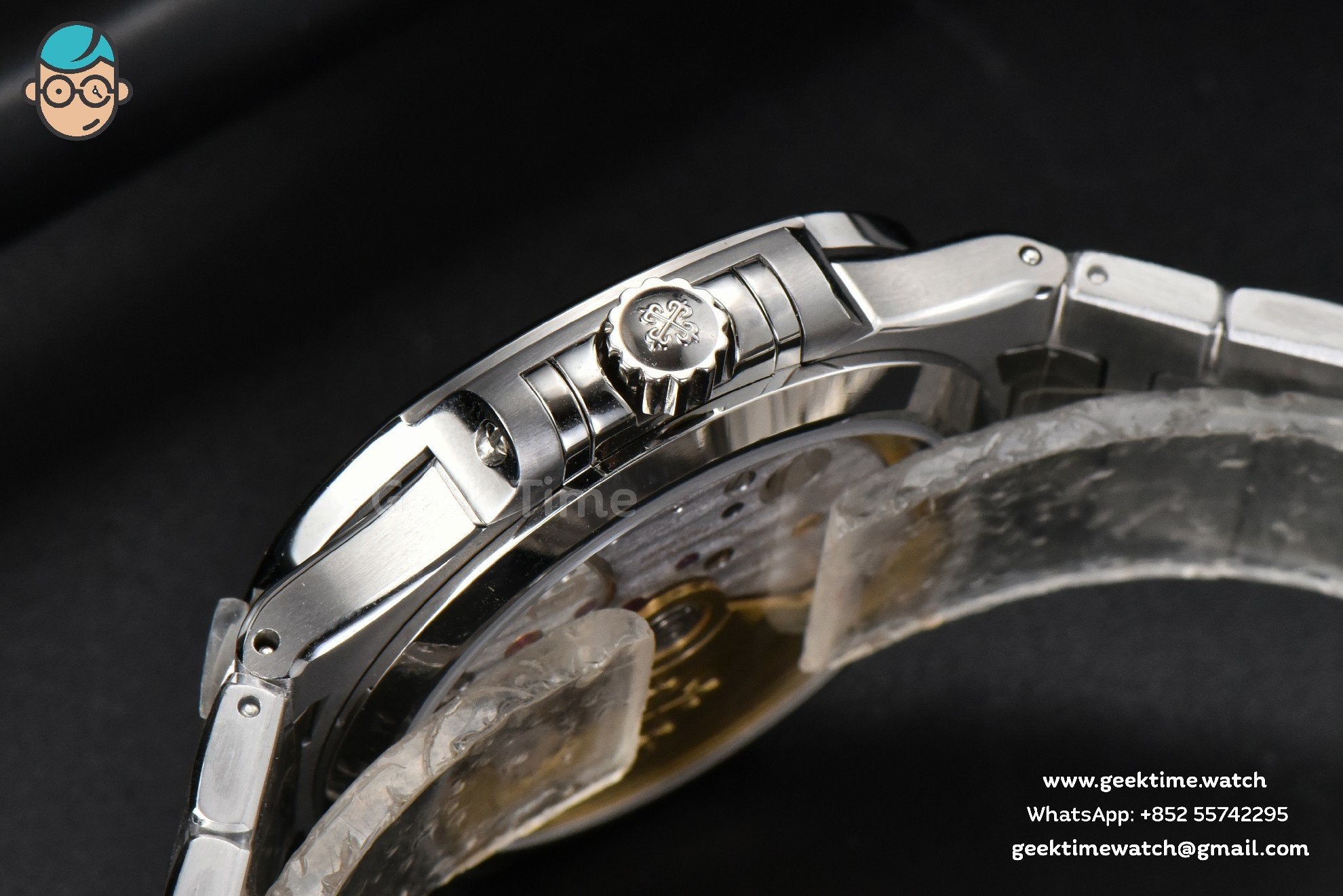 Nautilus 7118 Ladies 3KF 35mm Blue Dial SS Bracelet A324 - Image 10