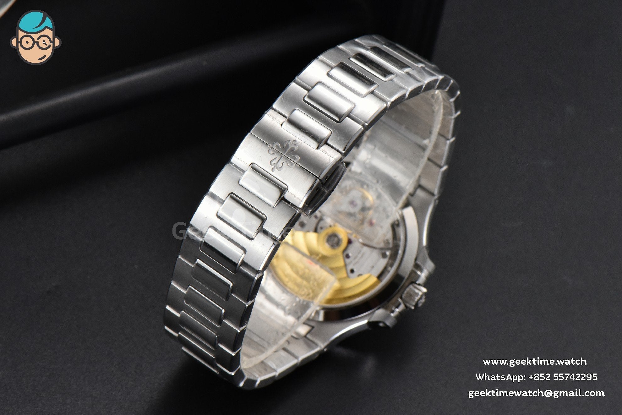 Nautilus 7118 Ladies 3KF 35mm Blue Dial SS Bracelet A324 - Image 21