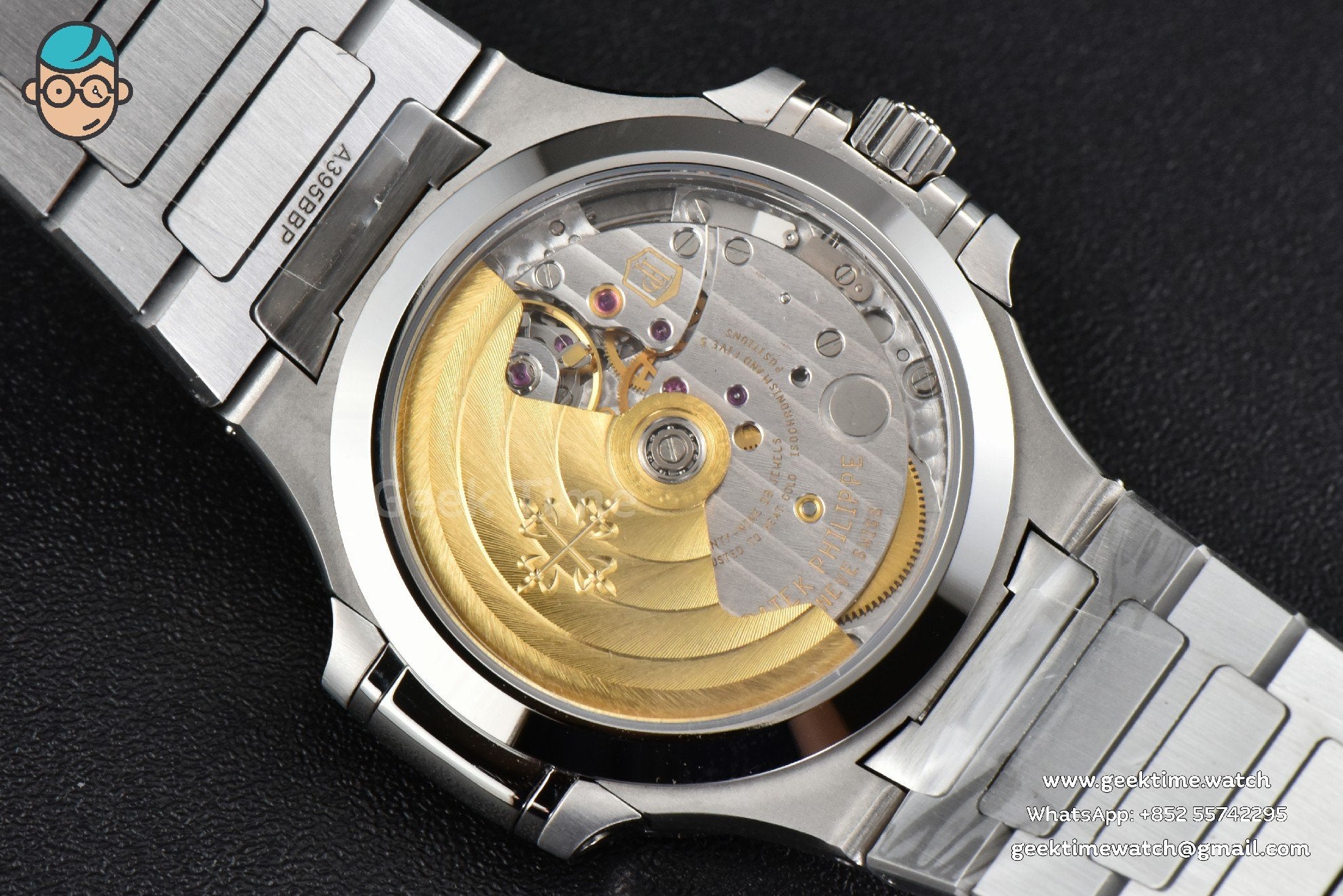 Nautilus 7118 Ladies 3KF 35mm Diamond Gray Dial SS Bracelet 324CS - Image 13