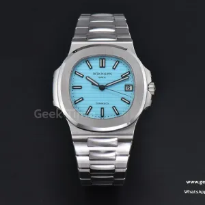 Nautilus 5711 40mm PPF cadran bleu Tiffany bracelet SS A324CS