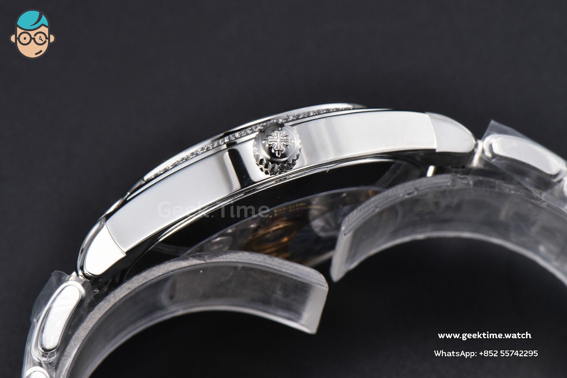 Twenty-4 7300 36mm PPF Diamond Gray Dial SS Bracelet 324CS - Image 11