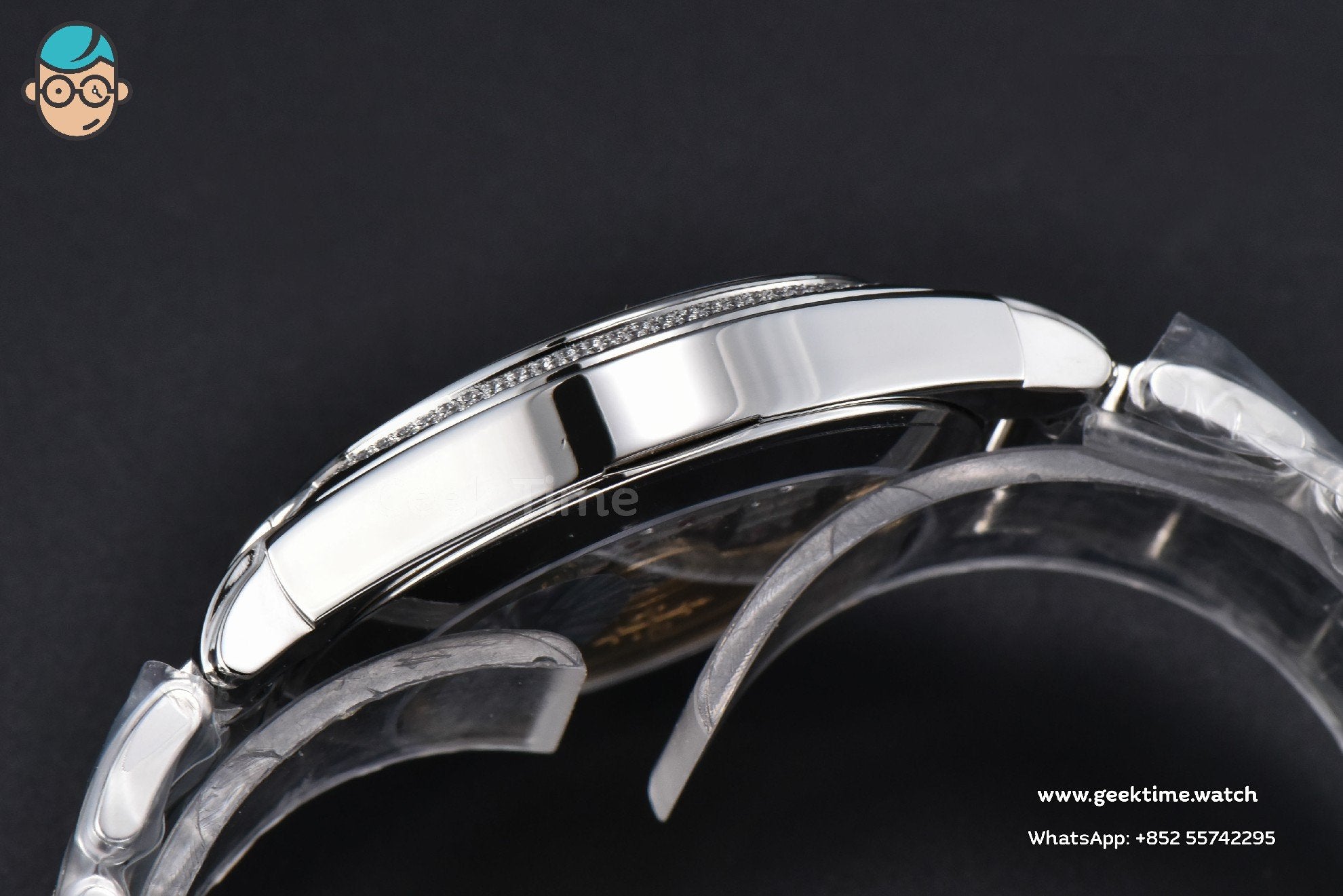 Twenty-4 7300 36mm PPF Diamond Gray Dial SS Bracelet 324CS - Image 12