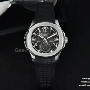 Aquanaut GMT 5164A 41mm ZF quadrante nero cinturino in caucciù 9015