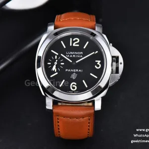 PAM005 44mm XF Brown Leather Strap A6497 with Y-Incabloc