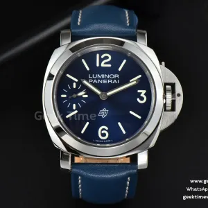 PAM1085 44mm HWF Blue Dial Blue Leather Strap A6497